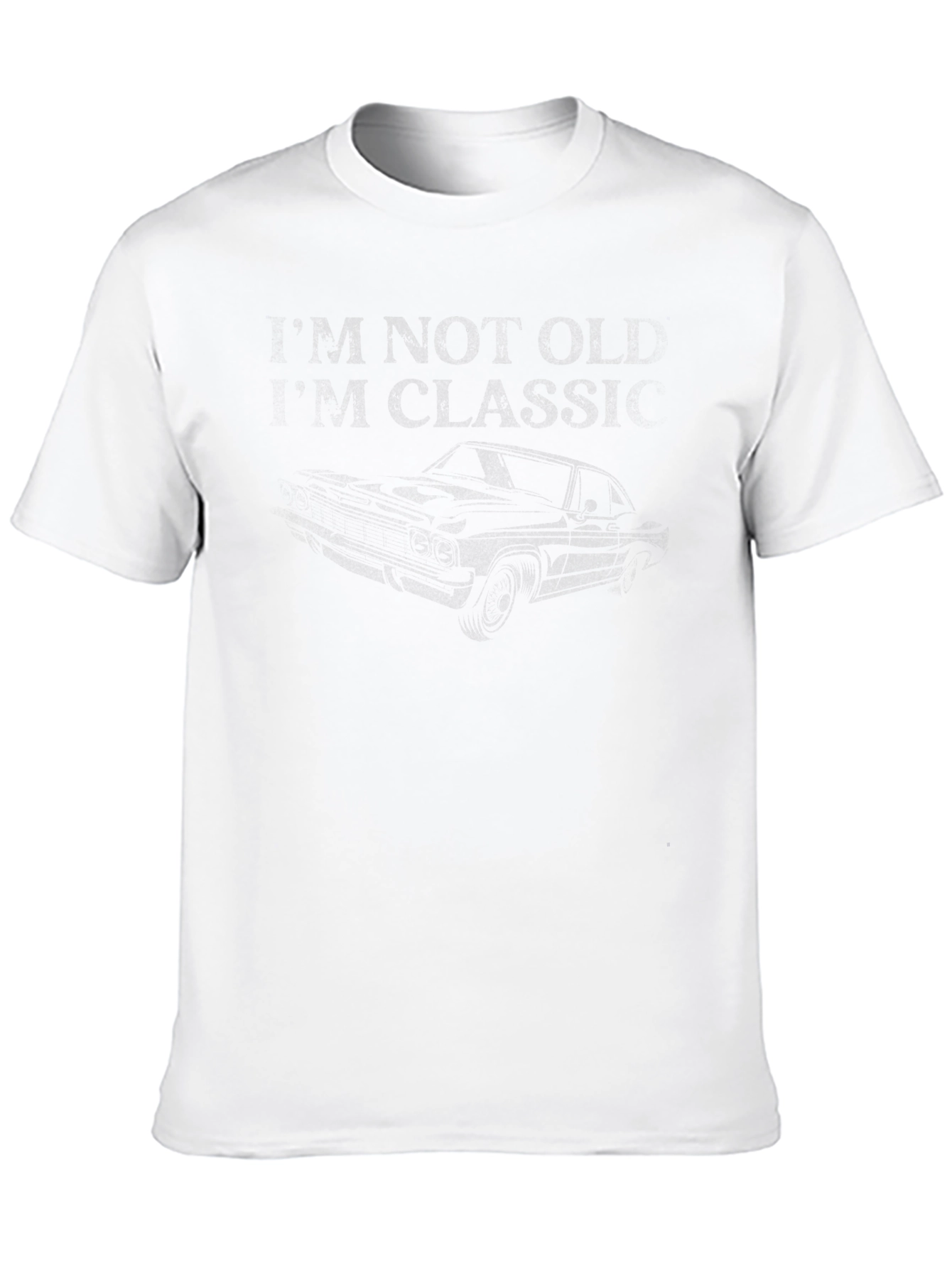 Black Classic Car Black Graphic Tee - I'm Not Old, I'm Classic view 10