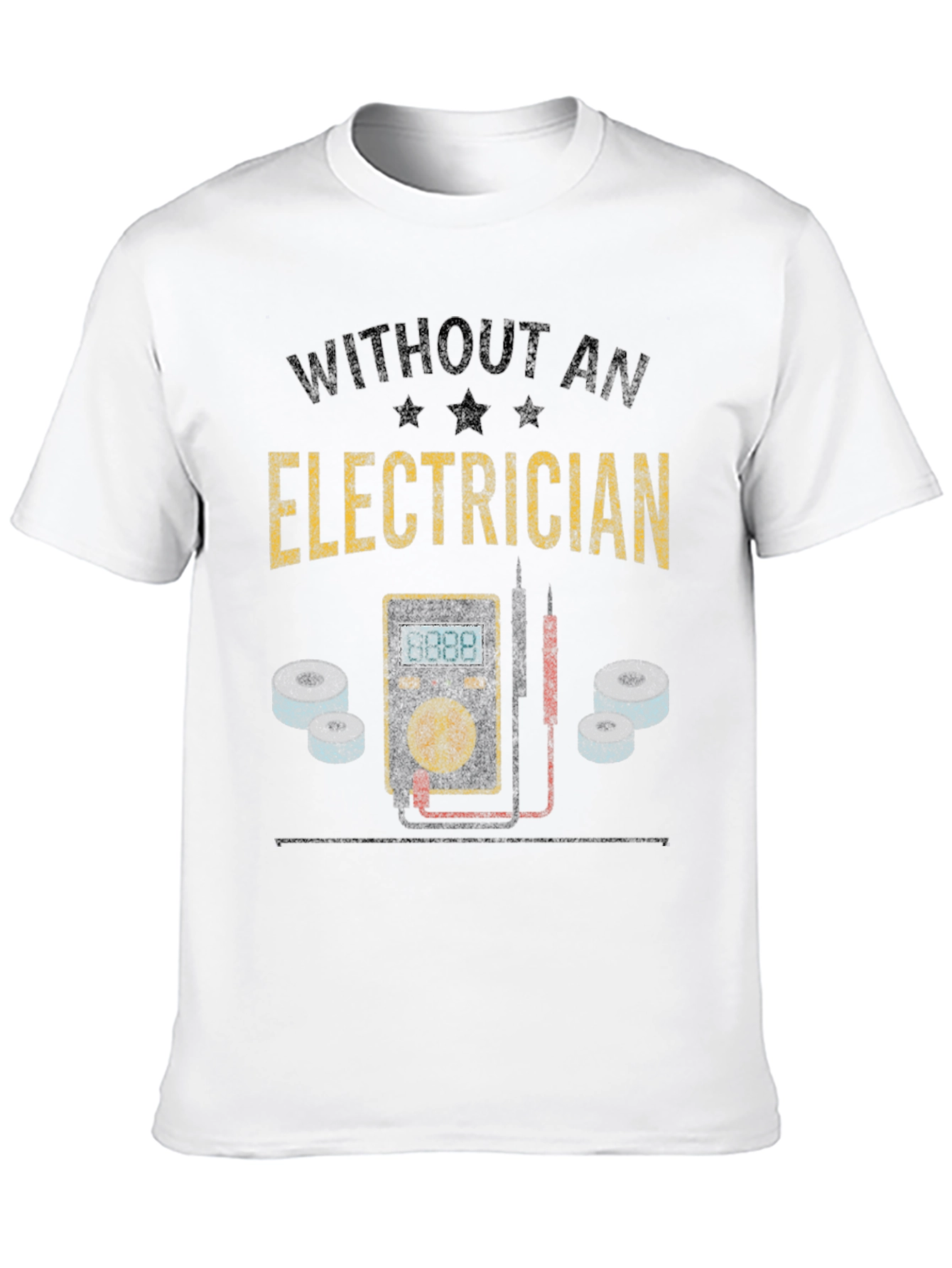Black Electrician T-Shirt Funny Gift view 10