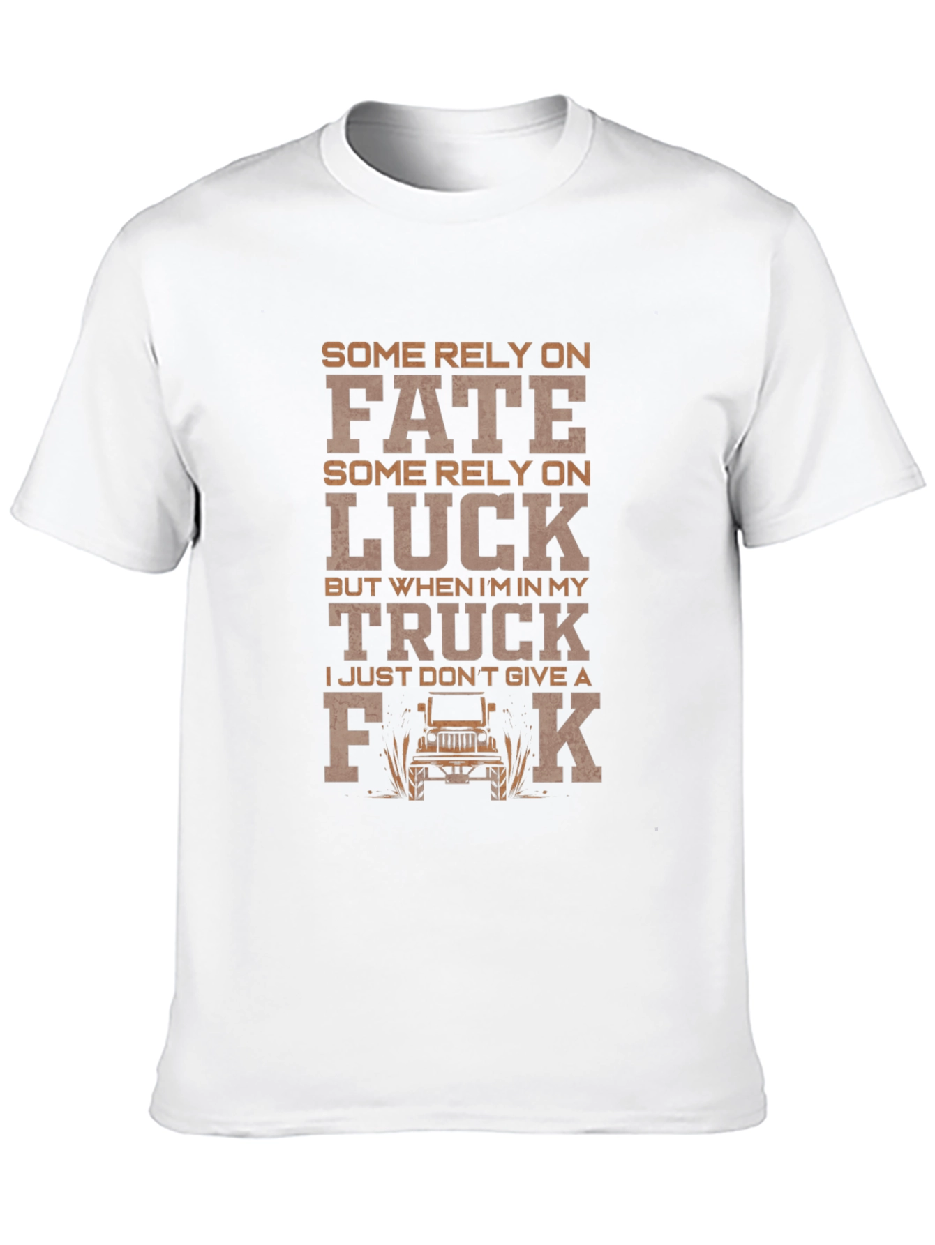 Black Fate Luck Truck Graphic T-Shirt view 10