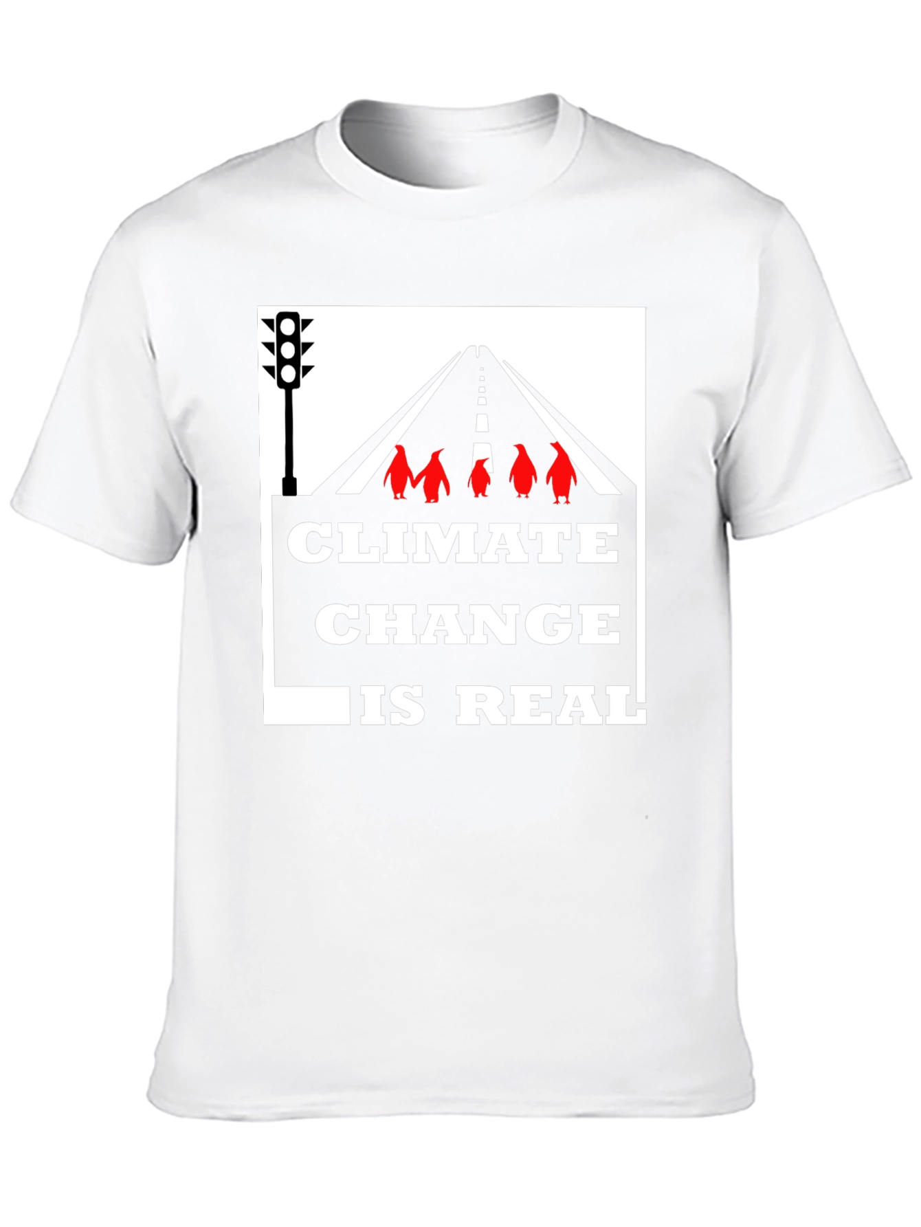 Black Climate Change Awareness Graphic Tee - Black view 10