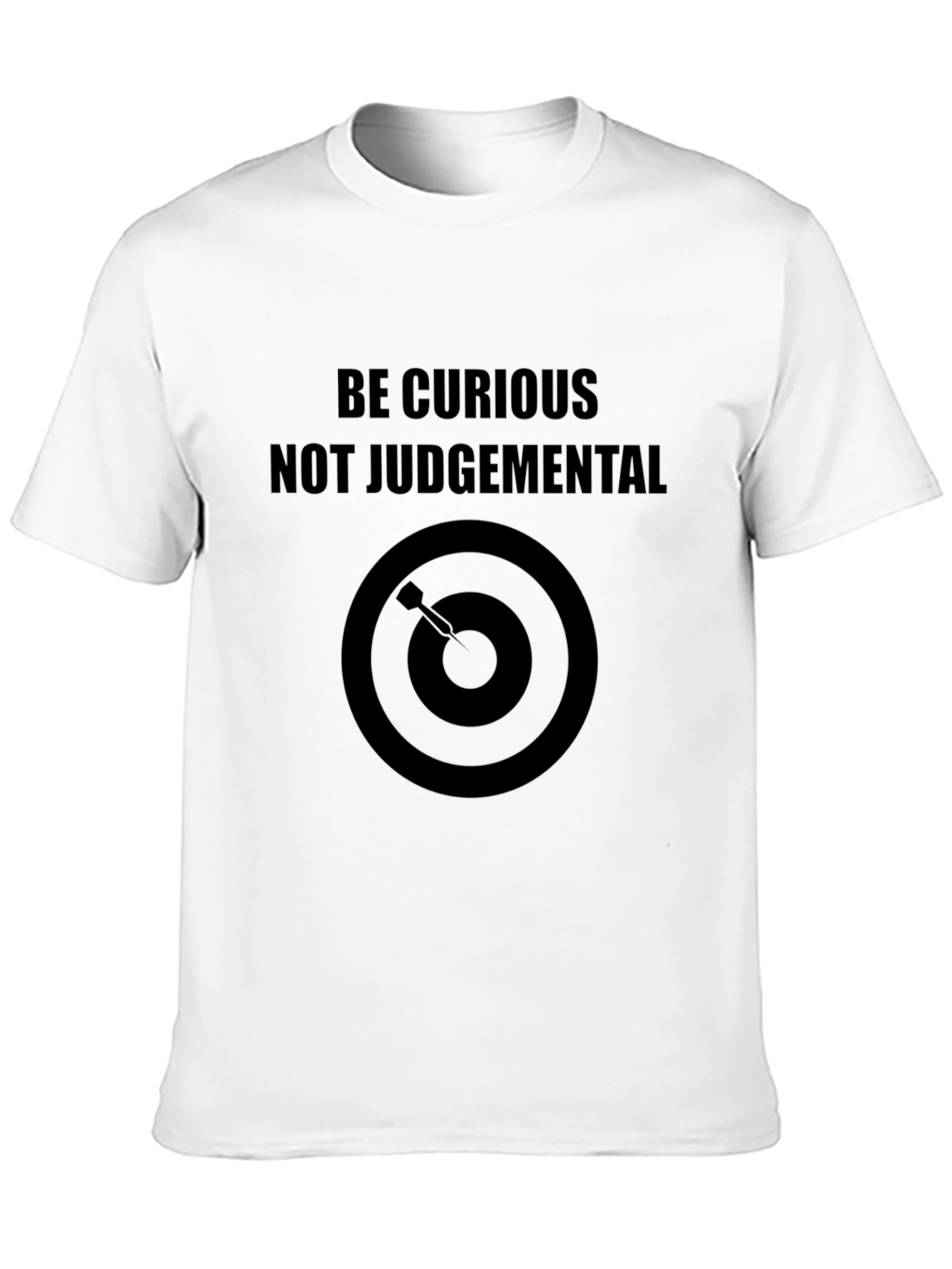 Black Curious, Not Judgemental Graphic Tee view 10
