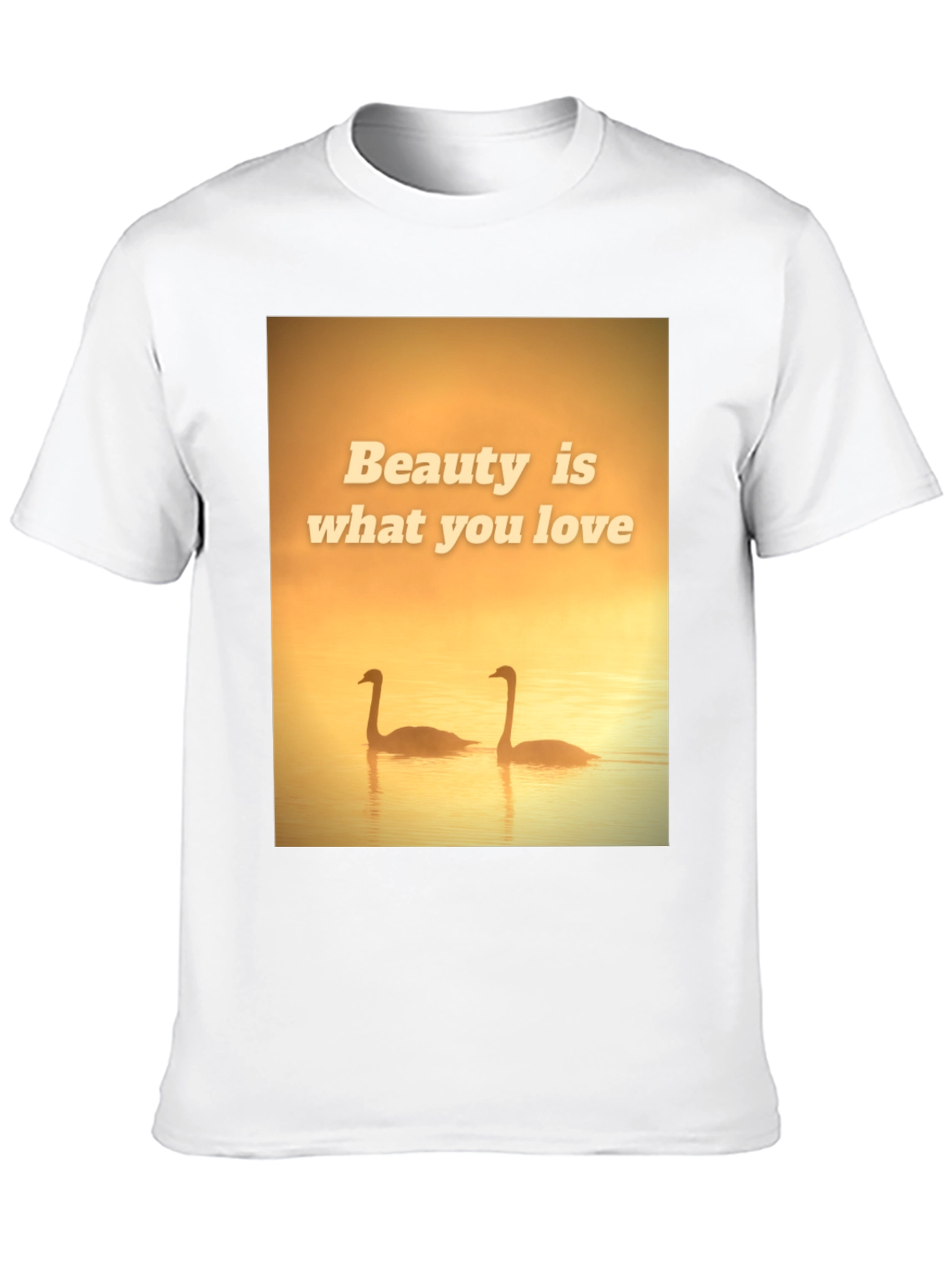 Black Beauty Swans Graphic T-Shirt view 10