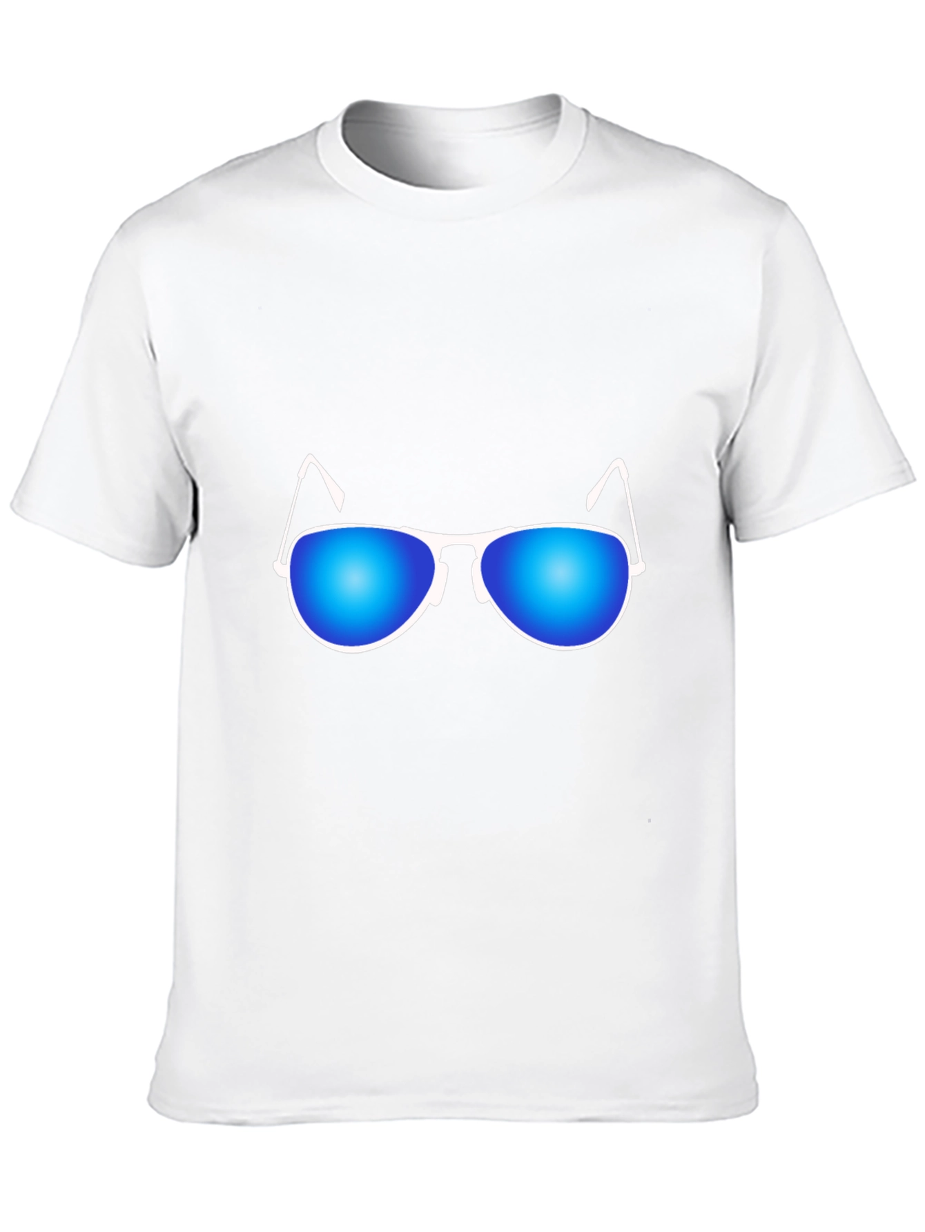 Black Cool Shades Graphic Tee - Black Cotton T-Shirt view 10