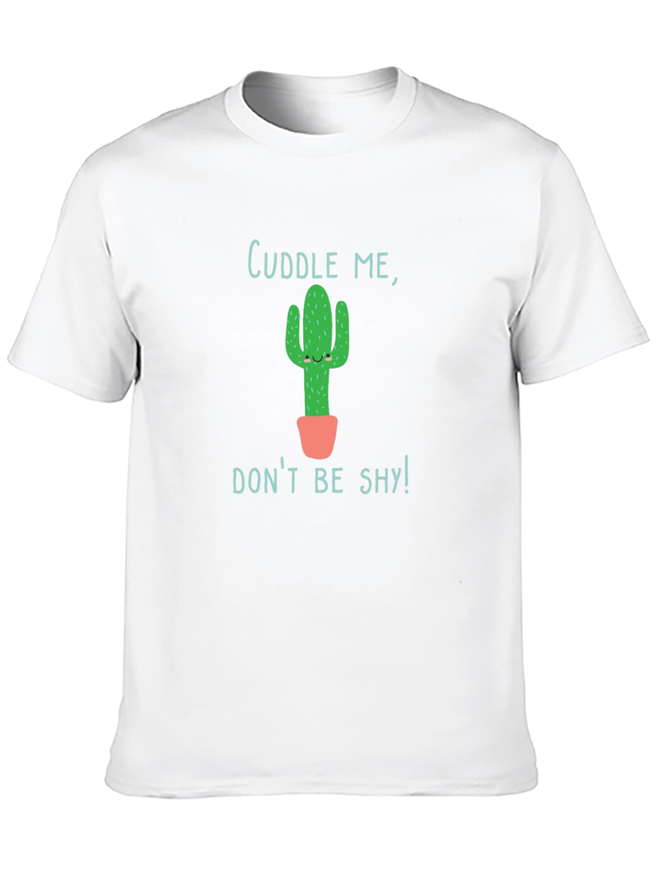 Black Cuddle Me Cactus Graphic Tee - Soft Cotton Blend view 10
