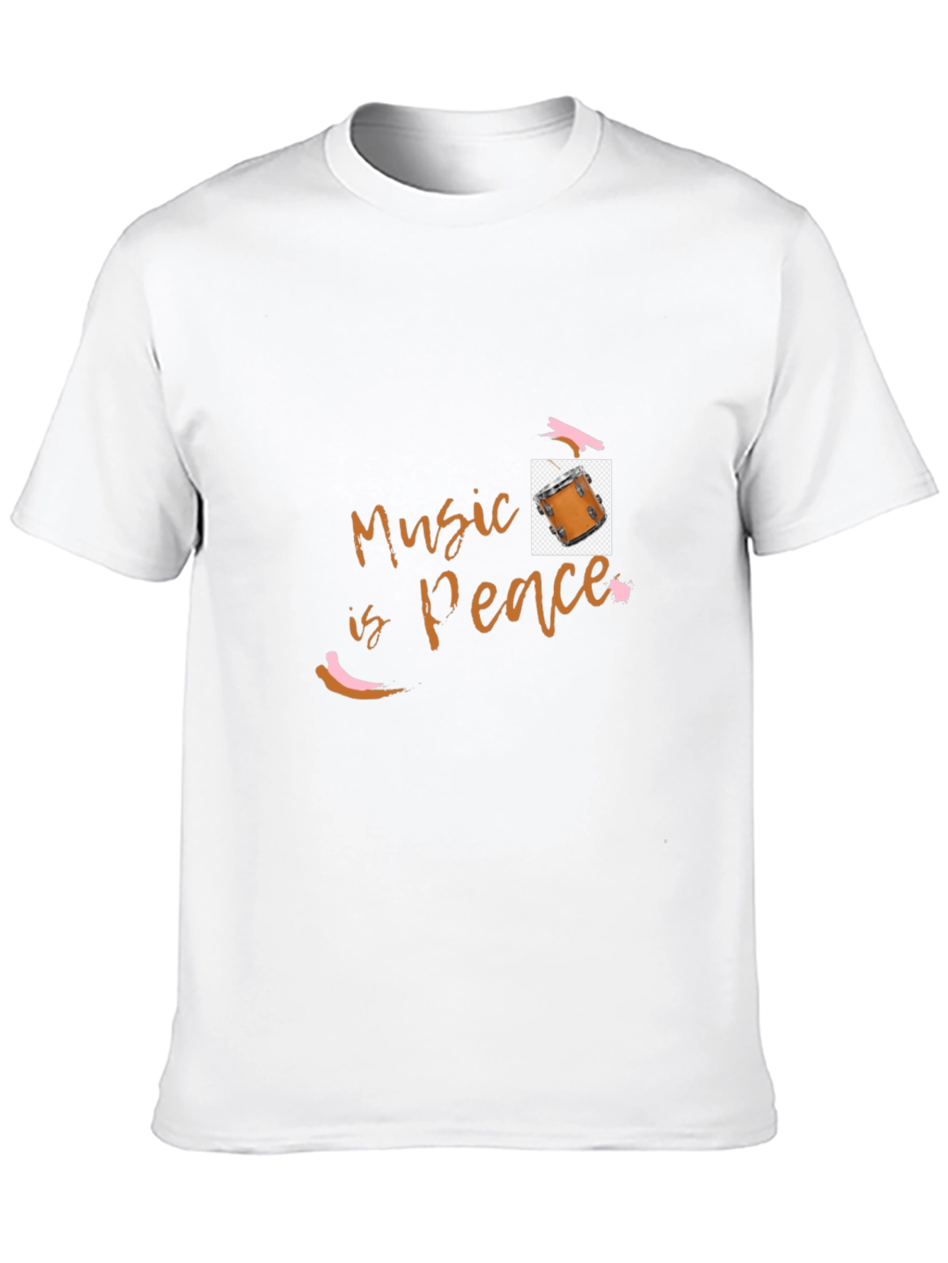 Black Music is Peace Black Graphic Tee view 10