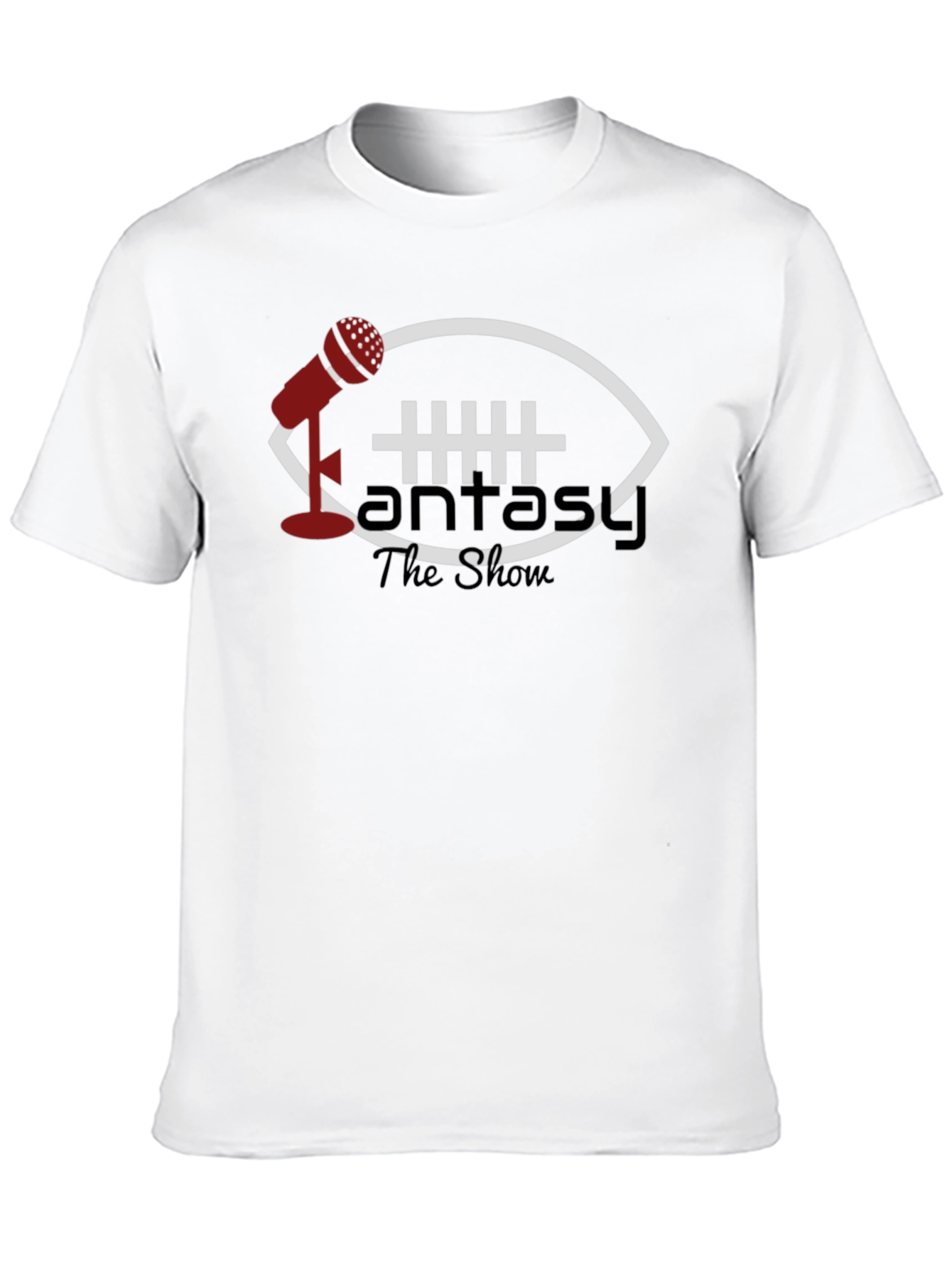 Black Fantasy Football Show T-Shirt - Premium Cotton Tee view 10