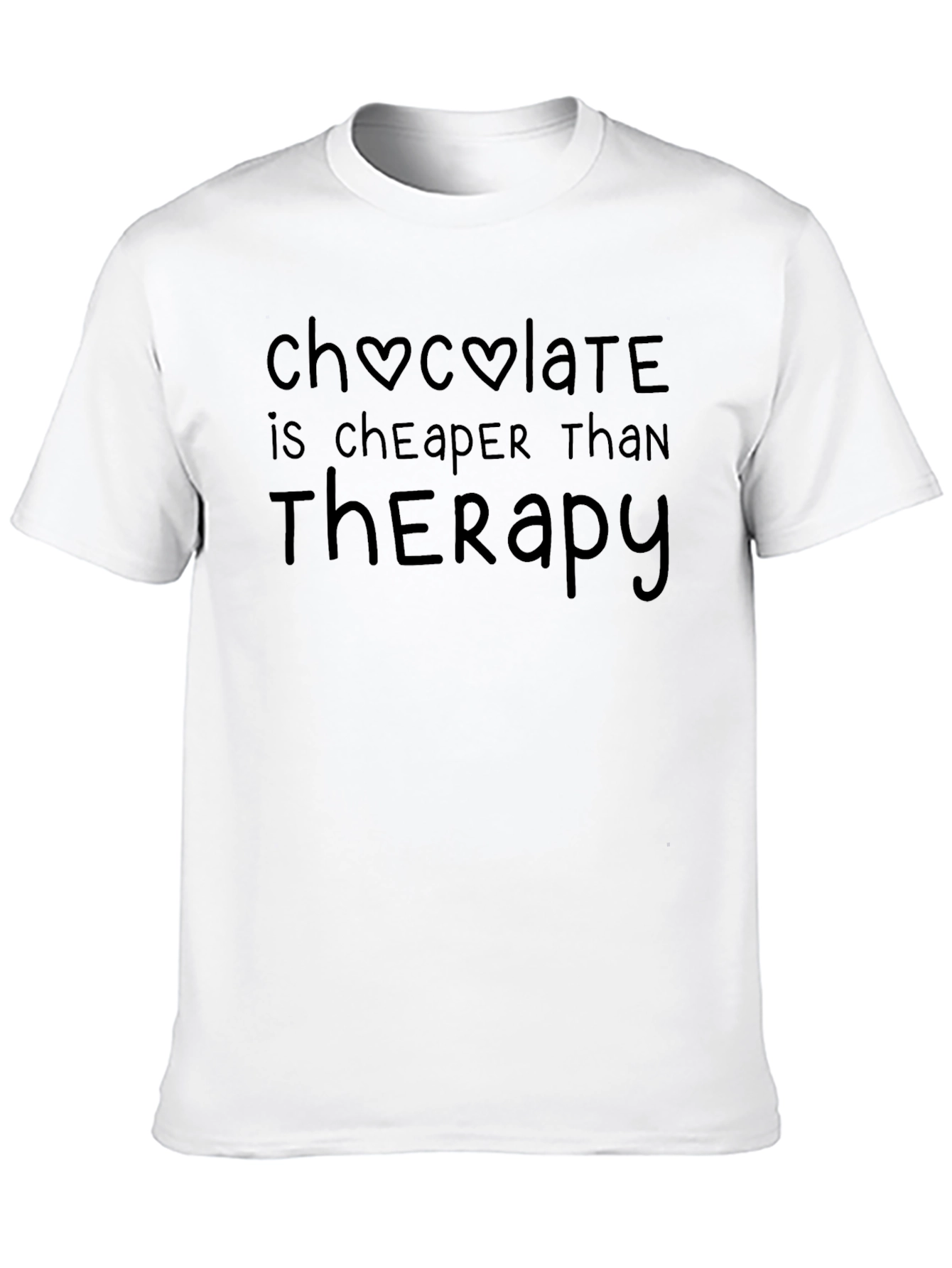 Black Chocolate Cheaper Than Therapy Graphic Tee view 10