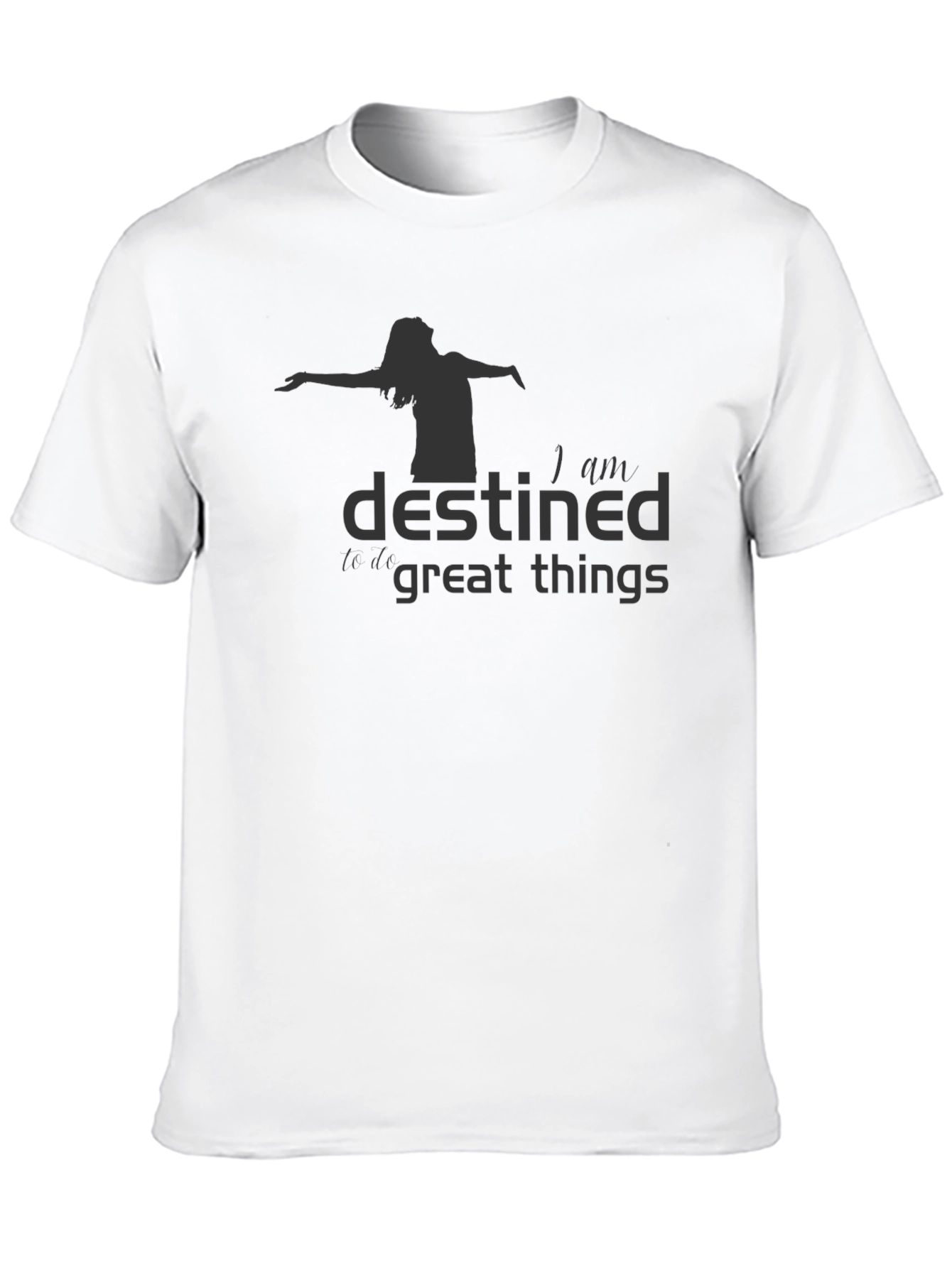 Black Destined For Great Things Graphic Tee - Black view 10