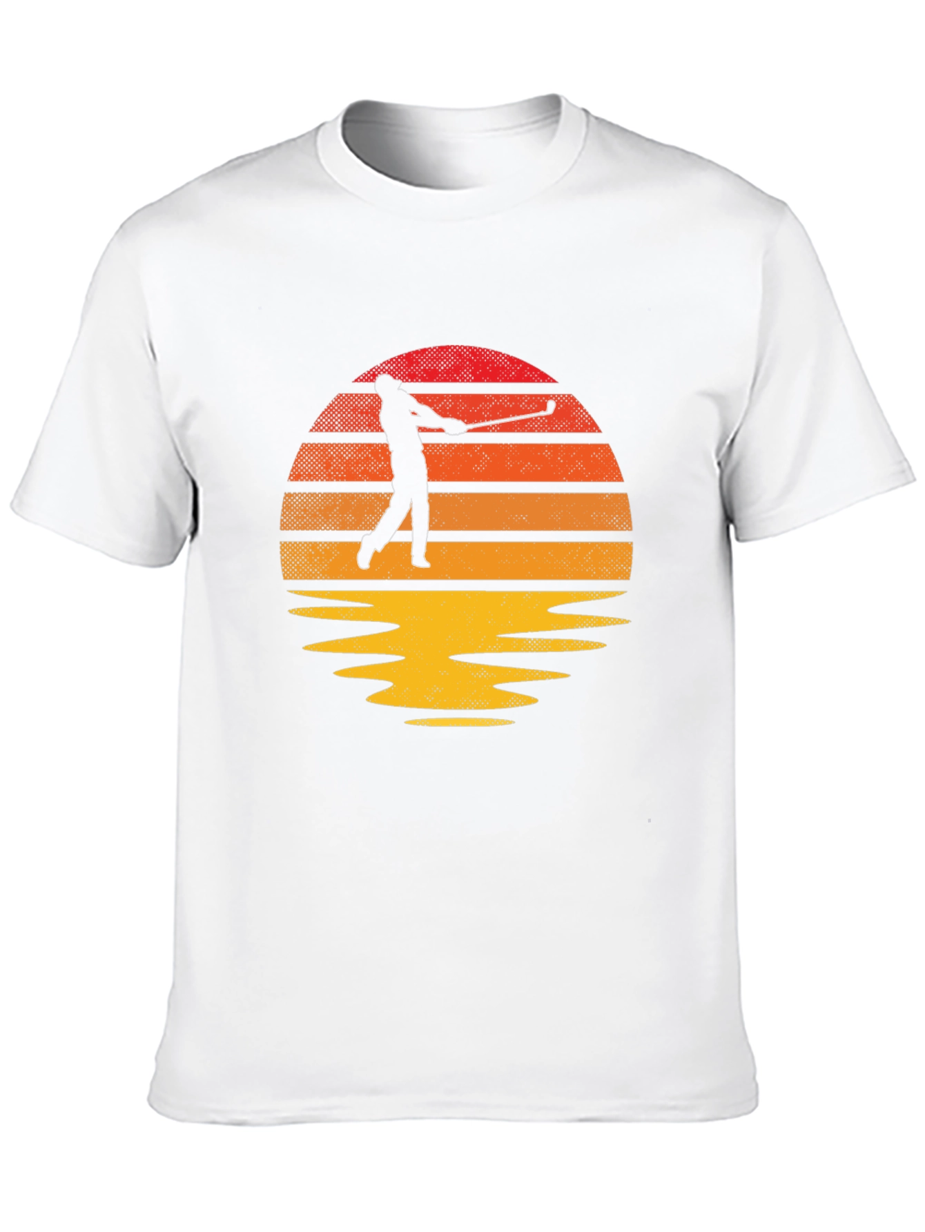 Black Golfer Sunset Graphic Tee - Classic Fit view 10