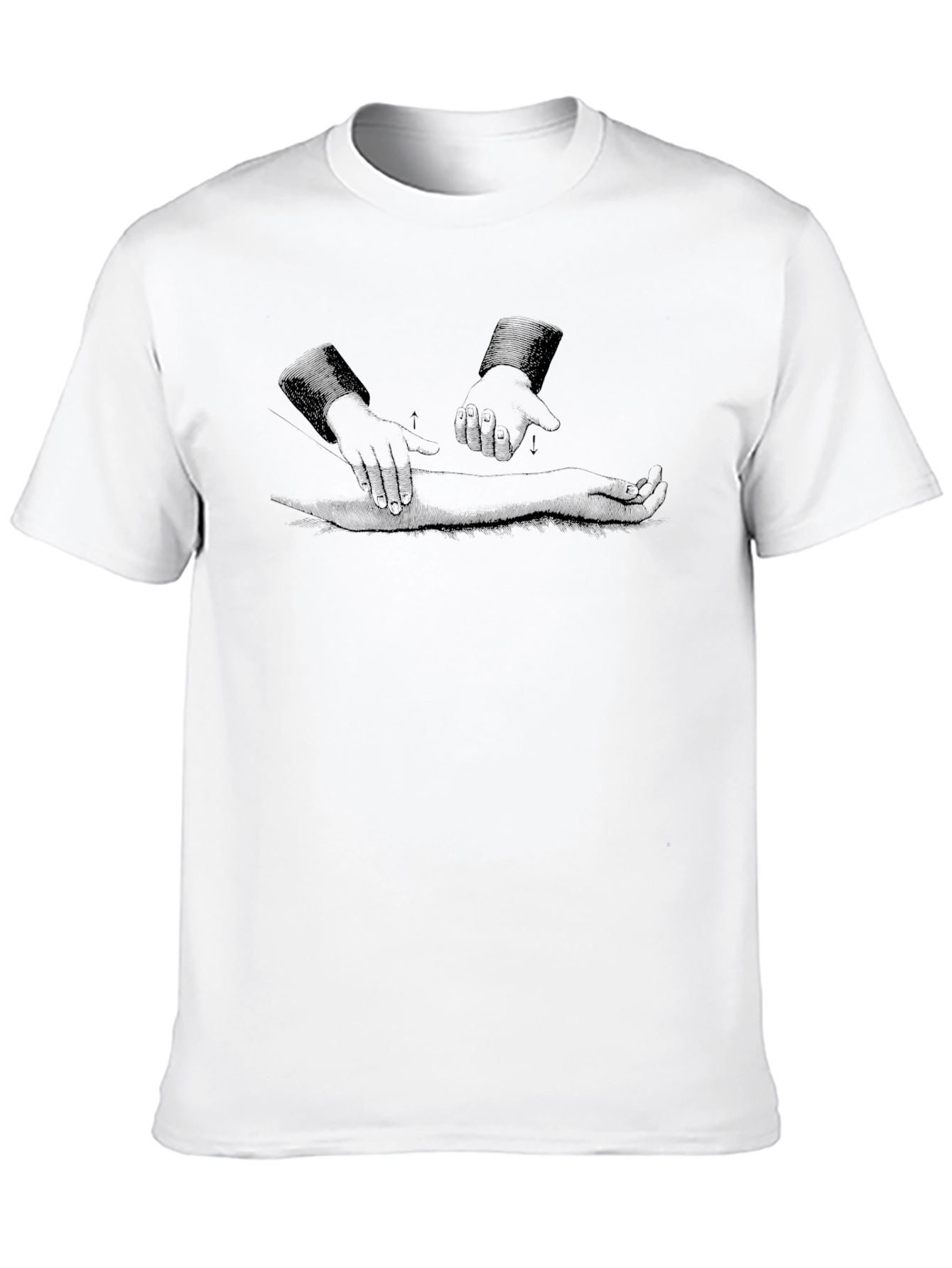 Black Unique Graphic Print Black T-Shirt view 10