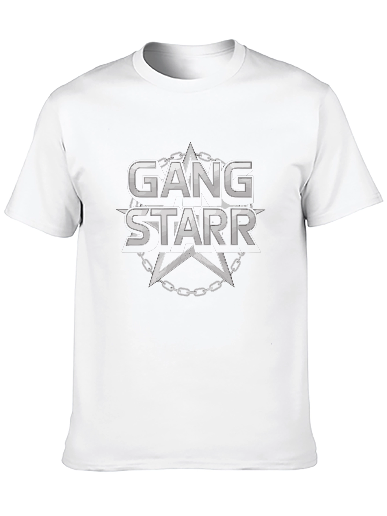 Black Gang Starr Logo Black T-Shirt view 10