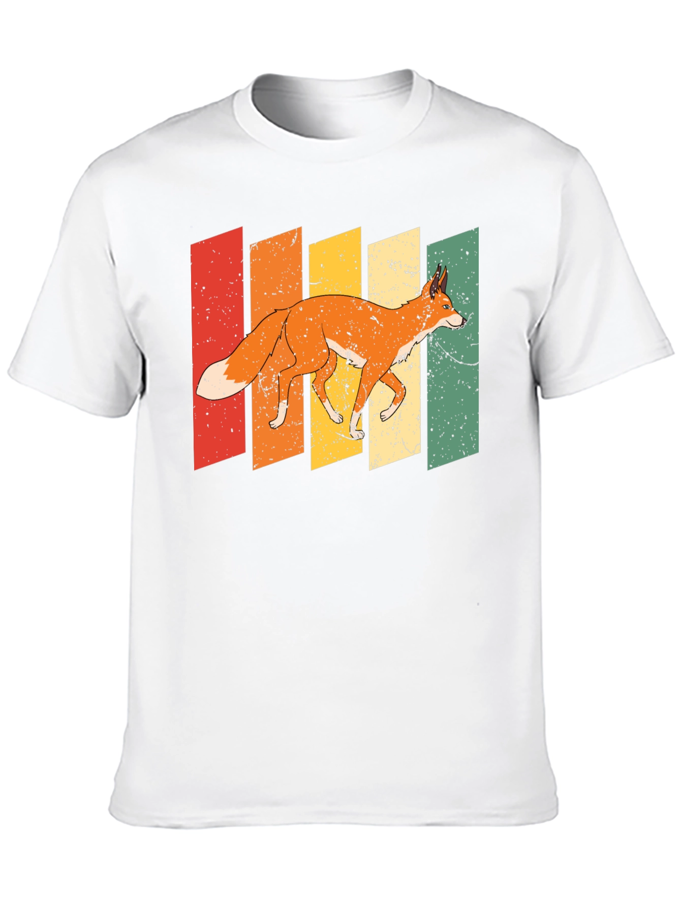 Black Retro Fox Graphic Tee - Unique Style view 10