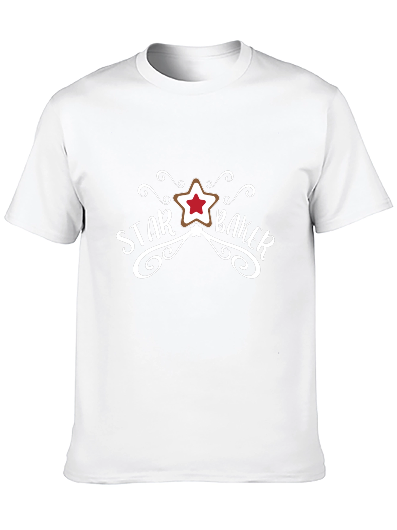 Black Star Baker Graphic T-Shirt - Baking Enthusiast Tee view 10