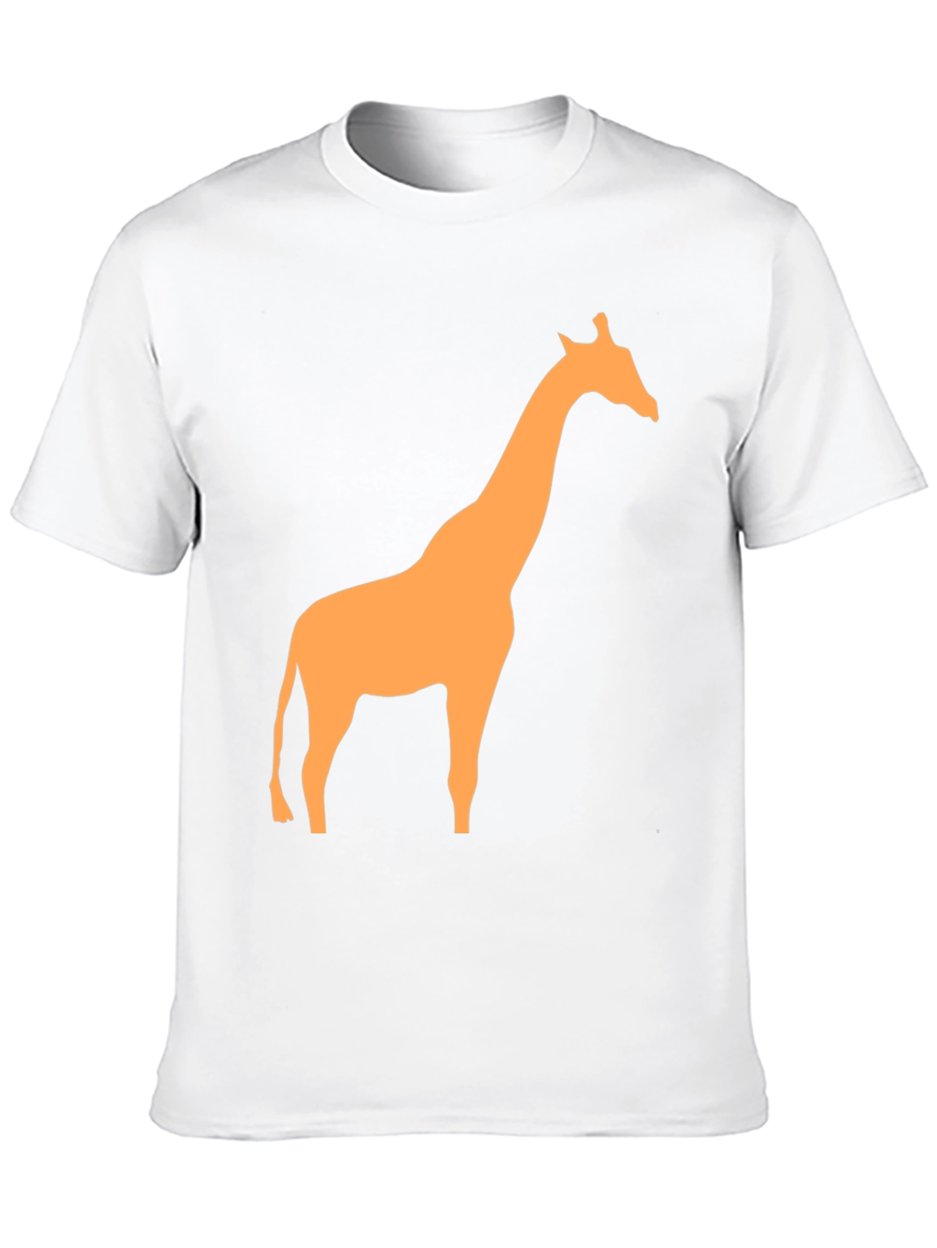 Black Giraffe Graphic Tee - Black Casual T-Shirt view 10