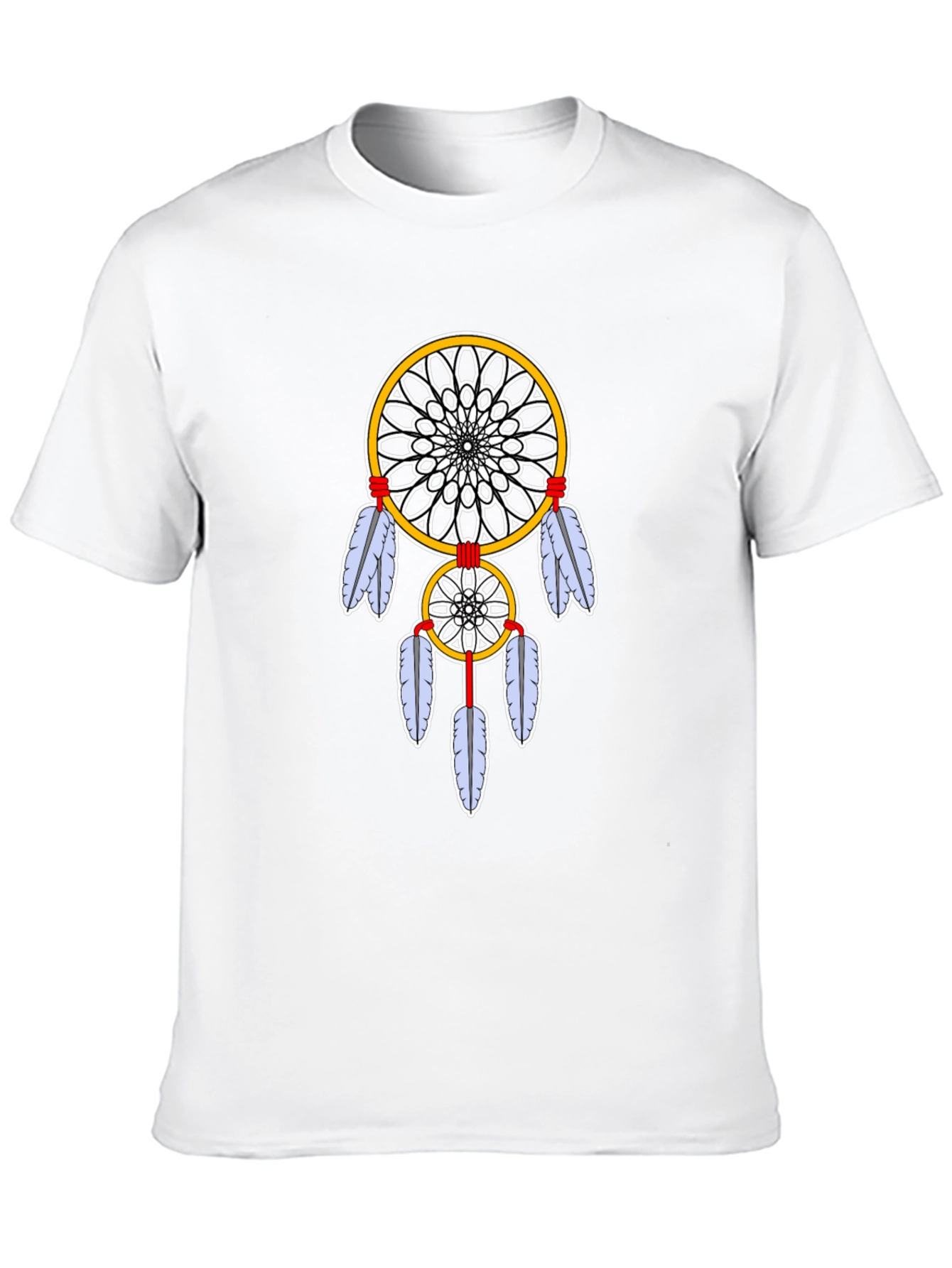 Black Dreamcatcher Graphic Tee - Native American Style view 10