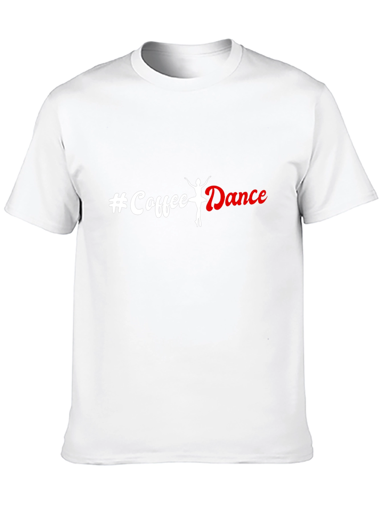 Black Coffee Dance Graphic Tee - Black Cotton Casual view 10