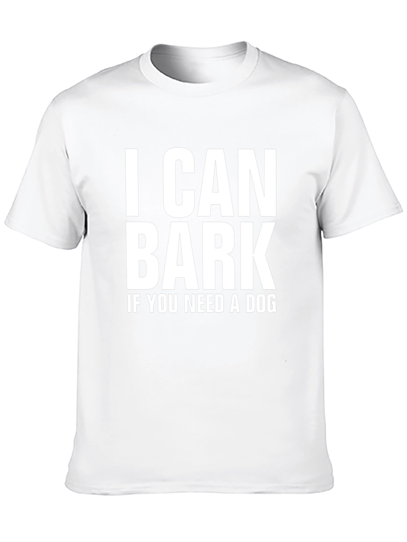 Black I Can Bark Funny Graphic Tee view 10