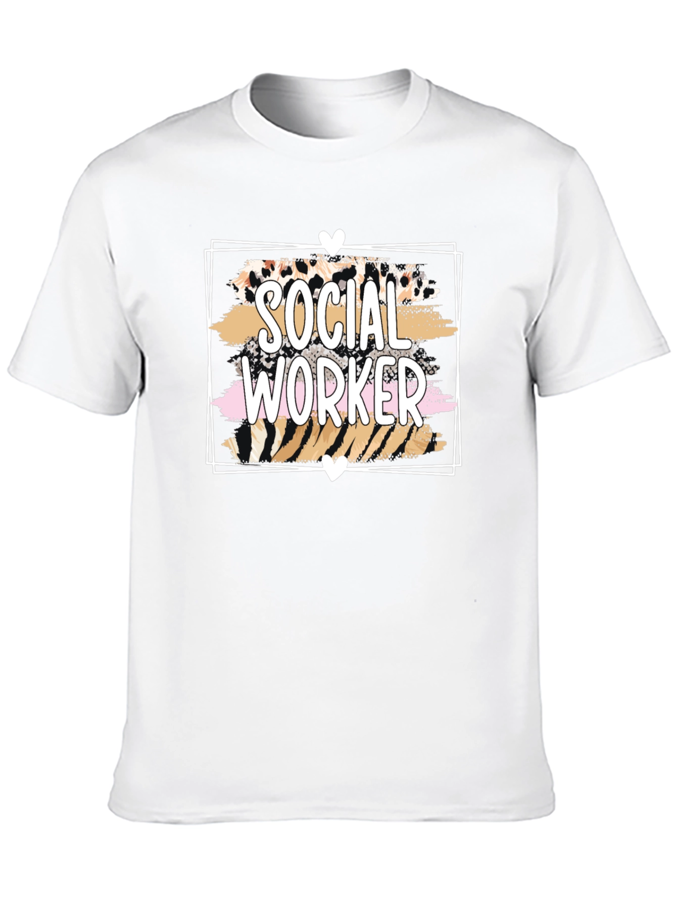 Black Social Worker Graphic Tee, Black Unisex T-Shirt view 10