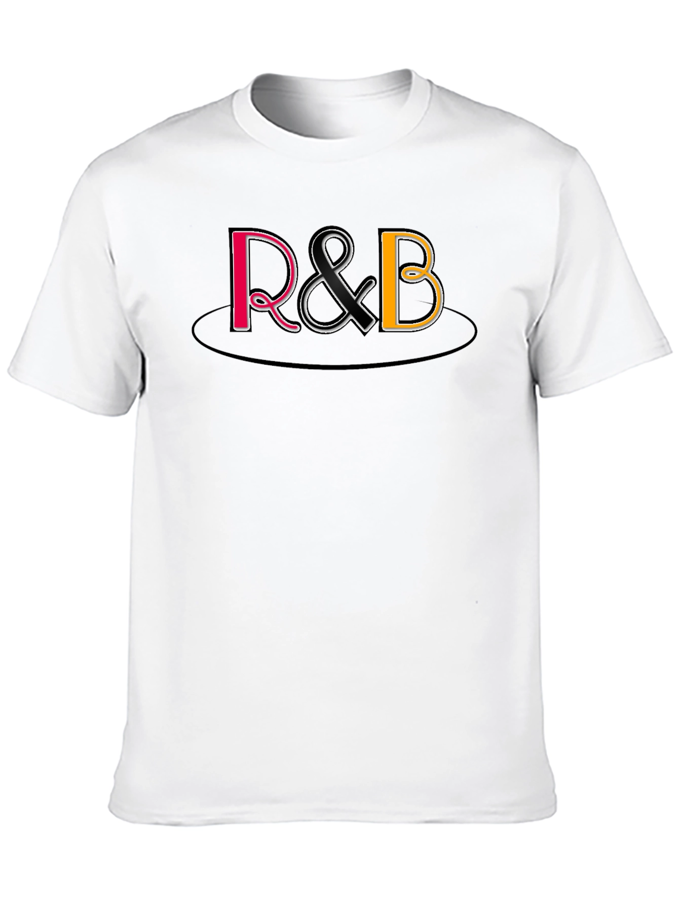 Black R&B Graphic Print Black T-Shirt view 10