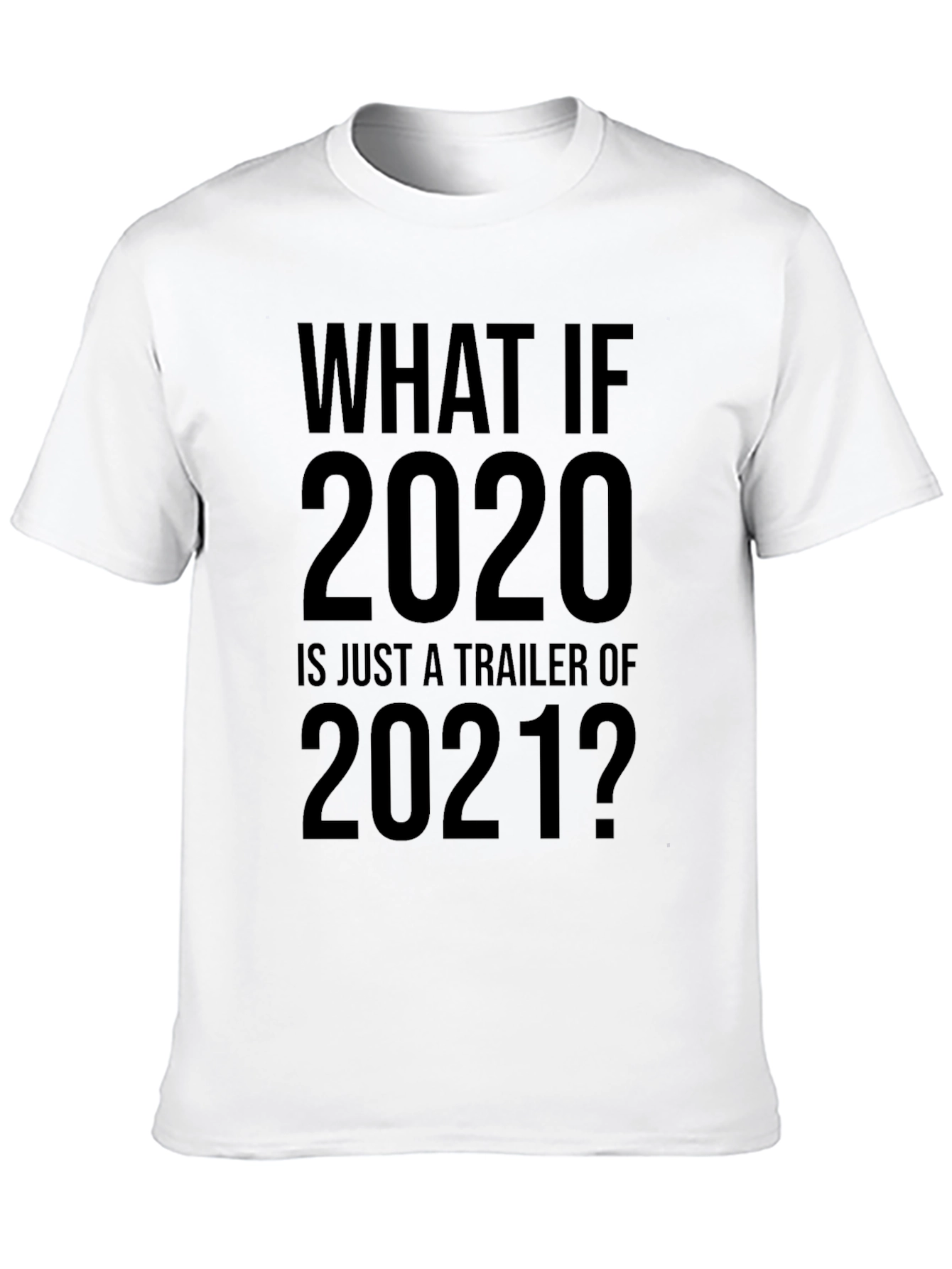 Black Funny 2020 Trailer 2021 Graphic T-Shirt view 10