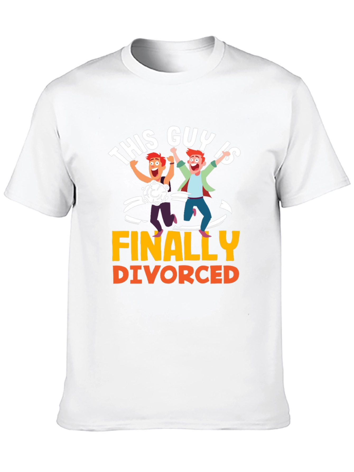 Black Finally Divorced T-Shirt view 10