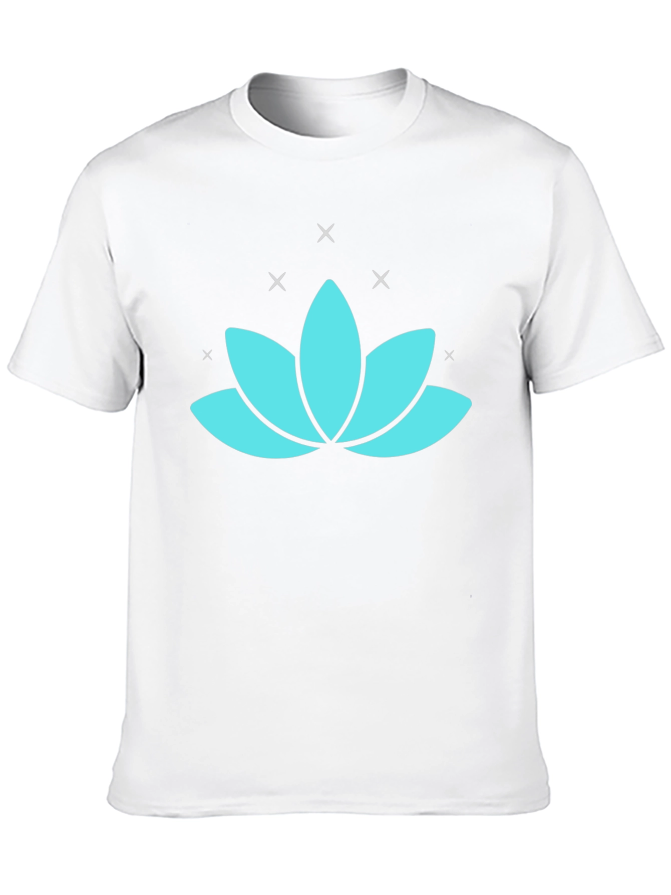 Black Lotus Flower Graphic Tee - Black view 10