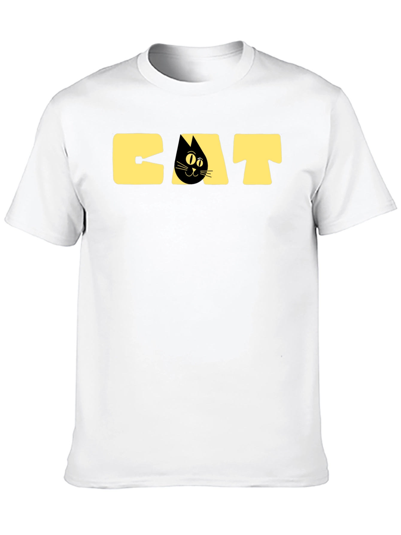 Black Cat Graphic Tee - Men's Black T-Shirt view 10