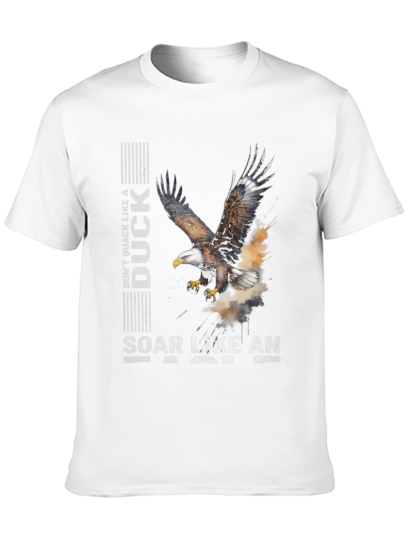 Black Don't Quack Like a Duck, Soar Like an Eagle Graphic Tee view 10