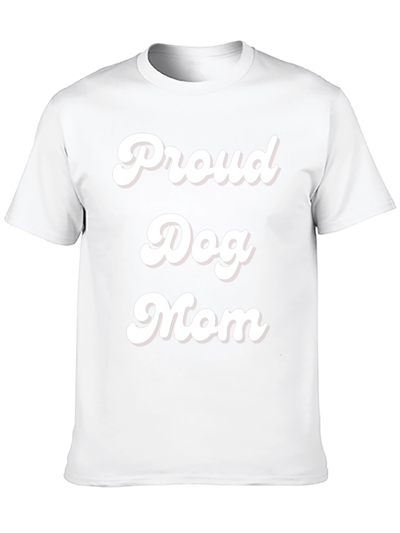 Black Proud Dog Mom Black T-Shirt view 10