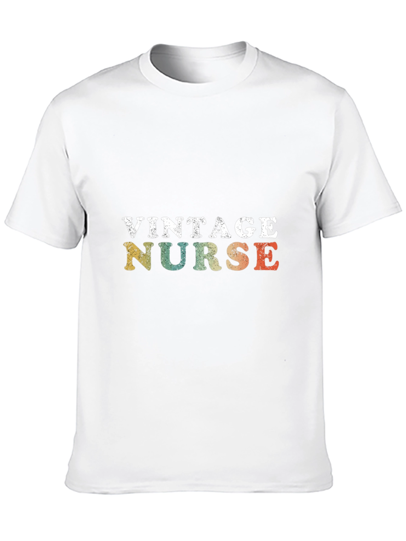 Black Vintage Nurse Graphic T-Shirt - Classic Retro Style view 10