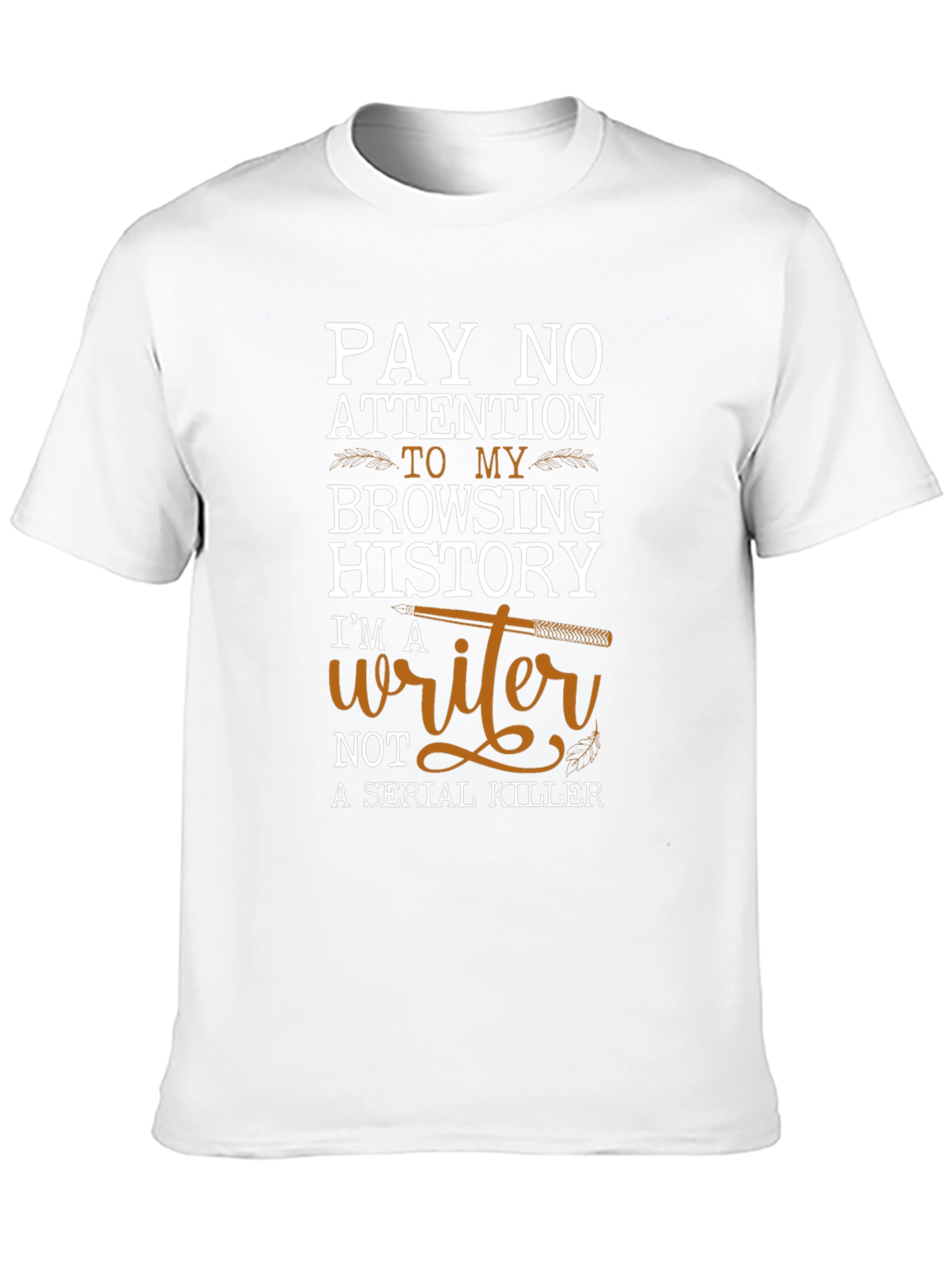 Black Writer Not Serial Killer T-Shirt view 10