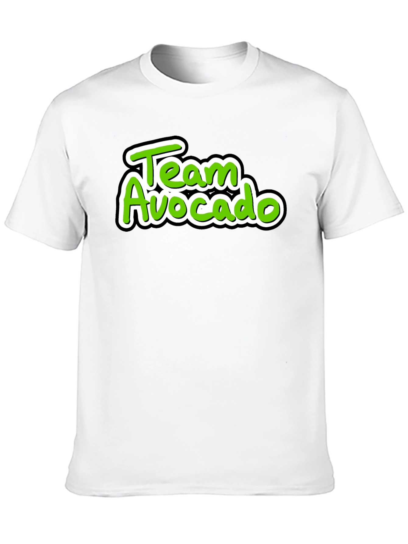 Black Team Avocado Graphic T-Shirt view 10