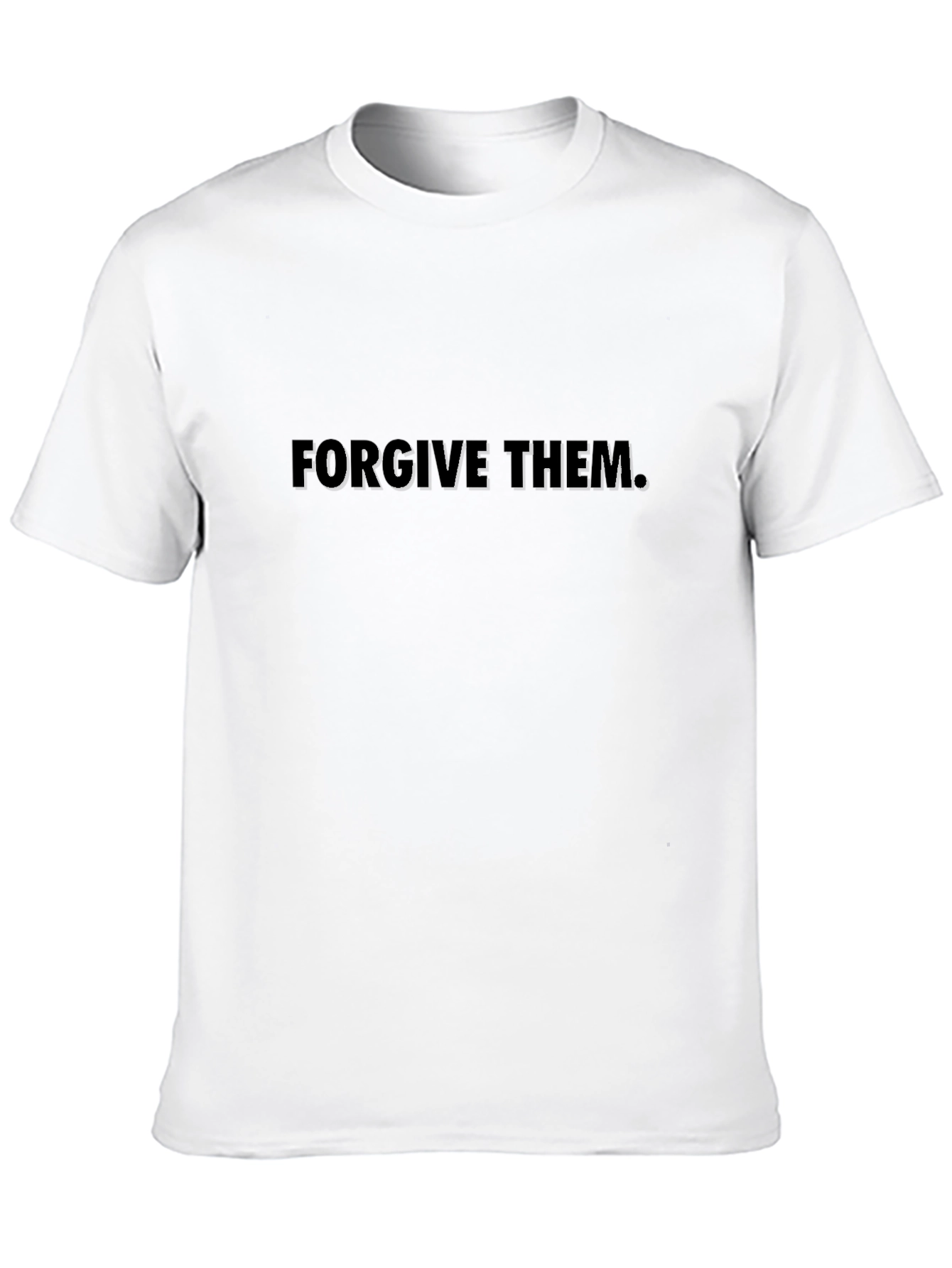 Black Forgive Them Black Graphic T-Shirt view 10