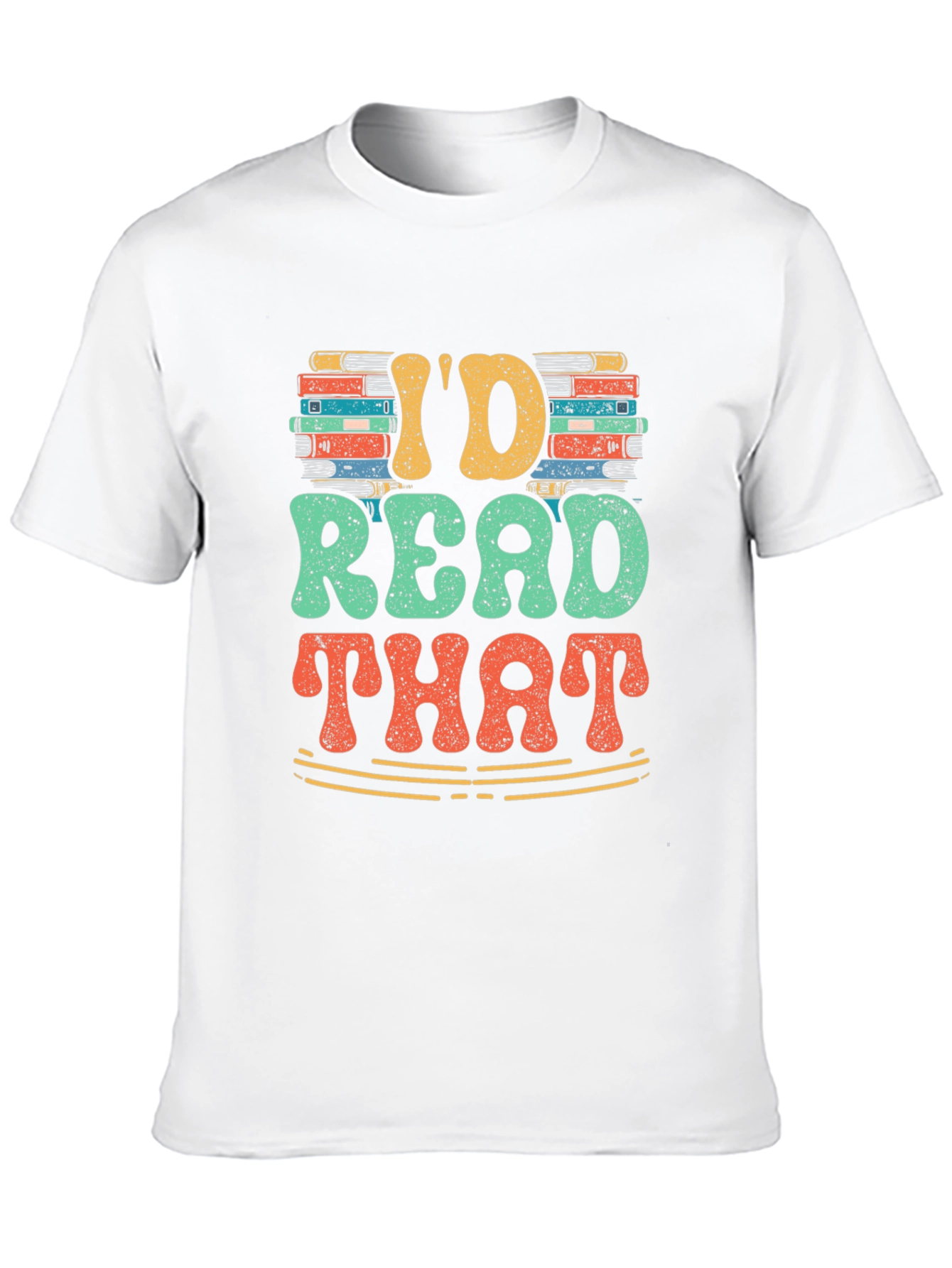 Black I'd Read That T-Shirt - Book Lover Tee view 10