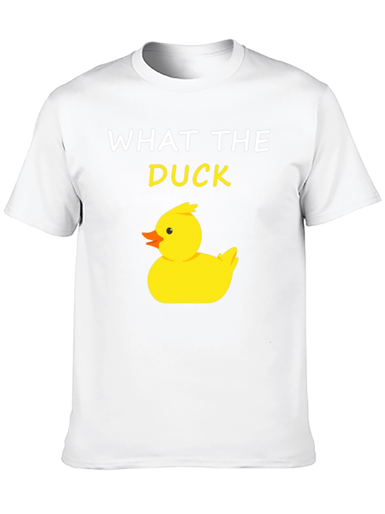 Black What The Duck T-Shirt - Funny Duck Tee view 10