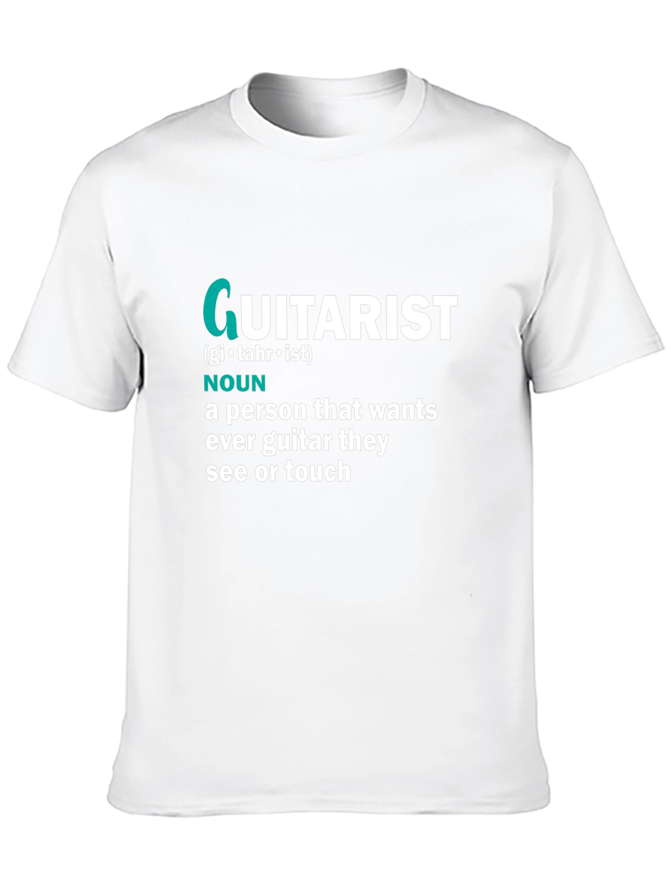 Guitarist Definition Black T-Shirt - 10