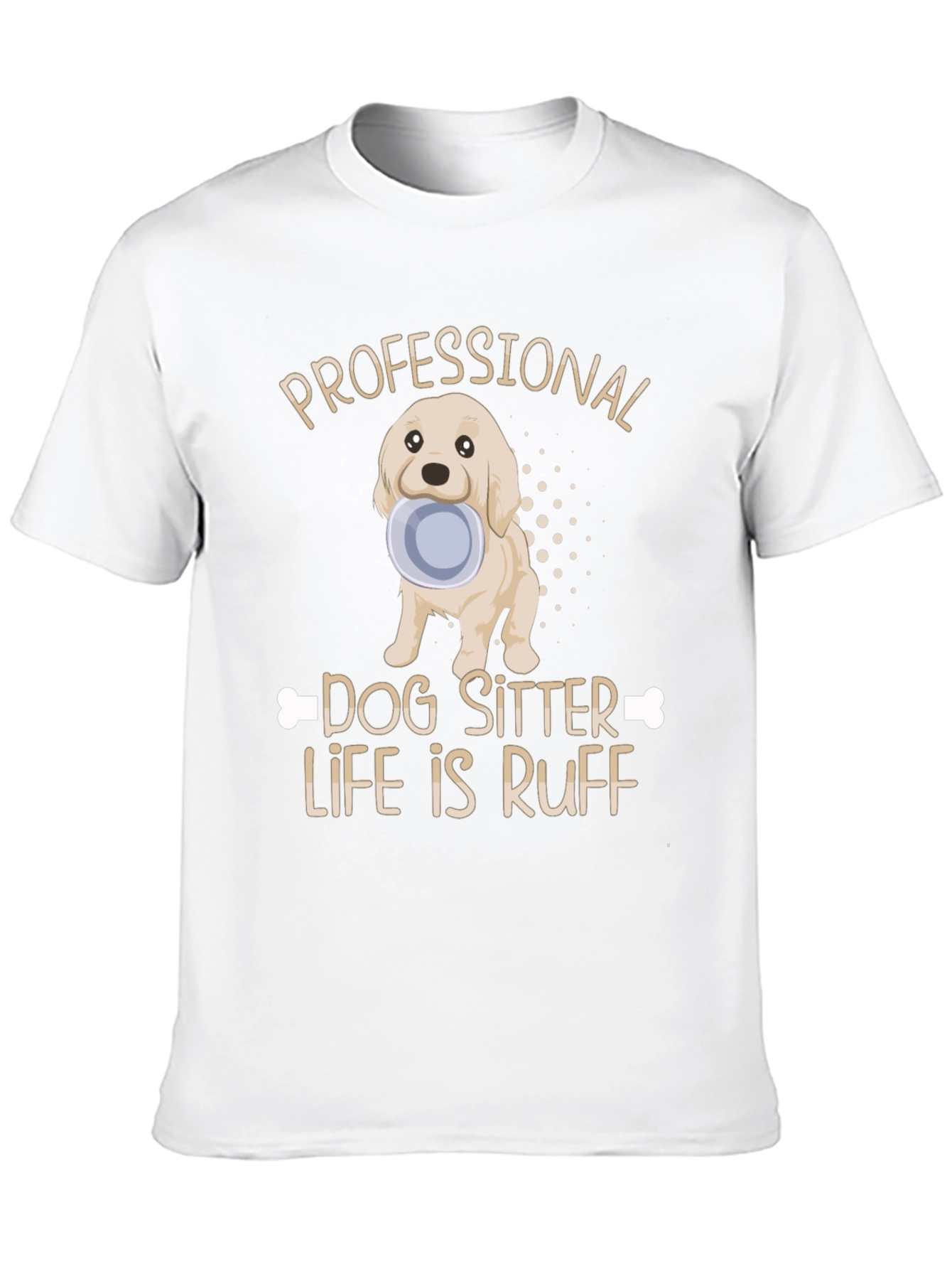 Black Dog Sitter T-Shirt - Life Is Ruff view 10