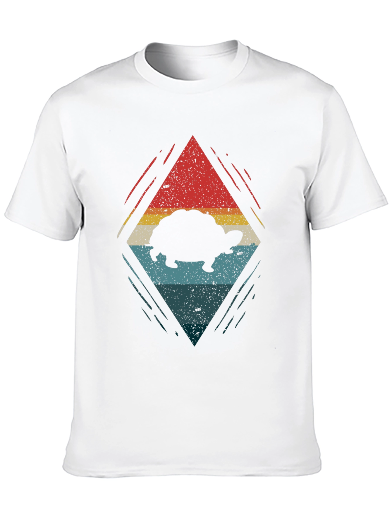 Black Retro Turtle Graphic Tee - Unisex view 10