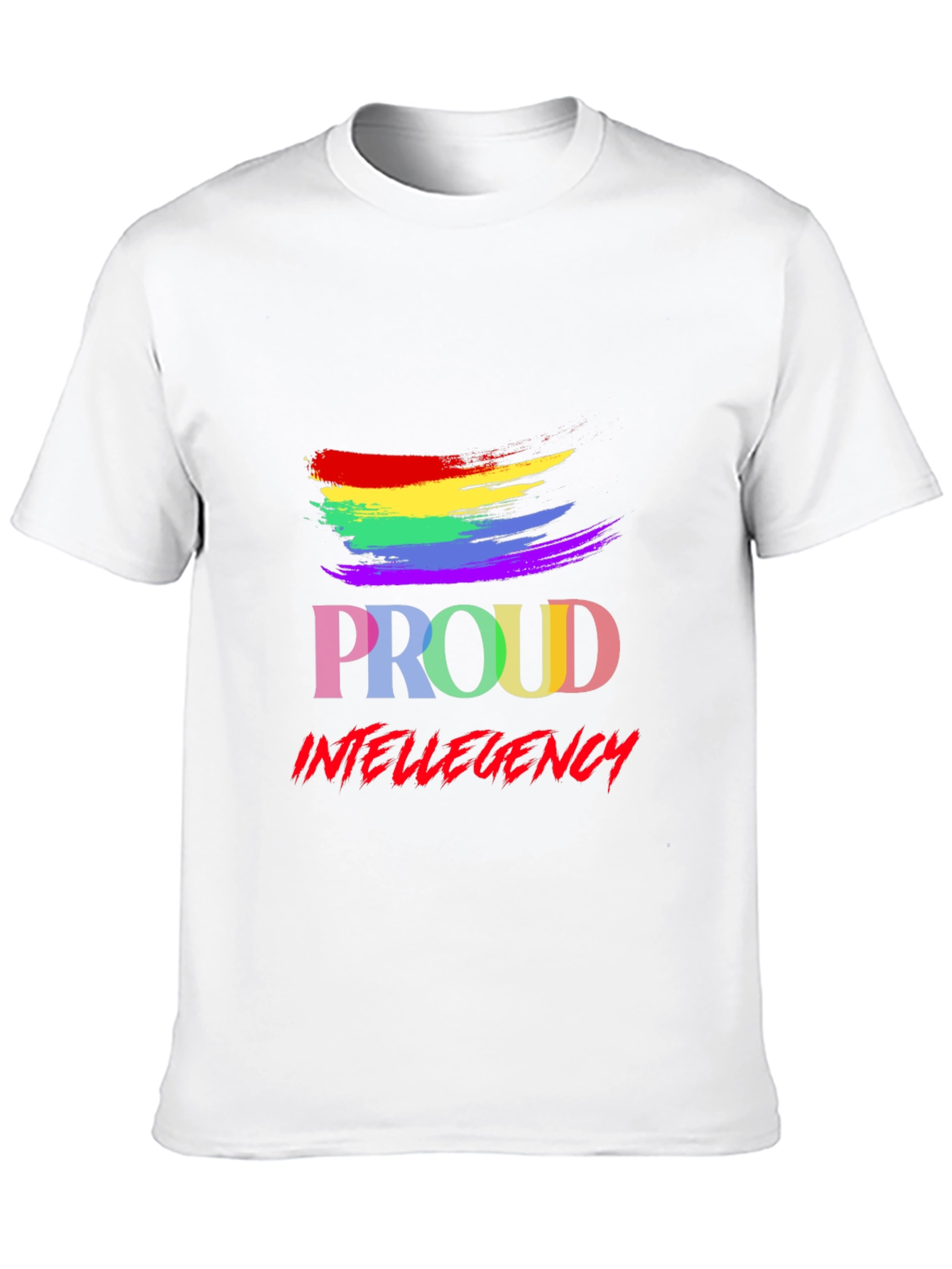 Black Proud Intellegency LGBTQ+ T-Shirt view 10
