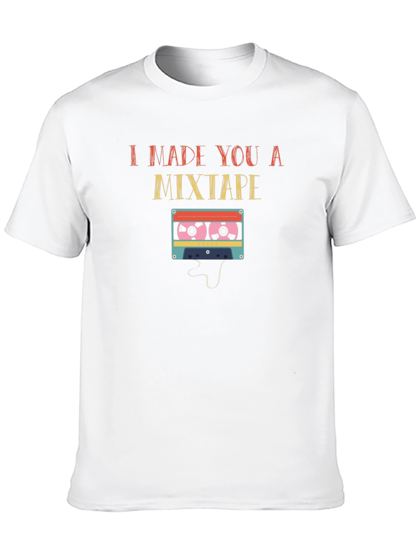 Black I Made You A Mixtape Graphic Tee view 10