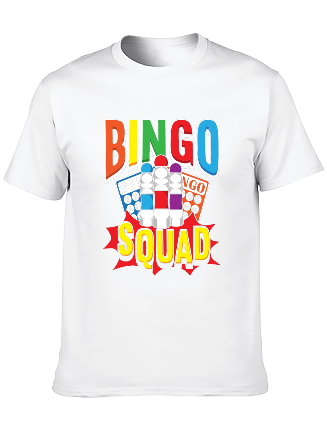 Black Bingo Squad T-Shirt - Fun & Colorful Design view 10