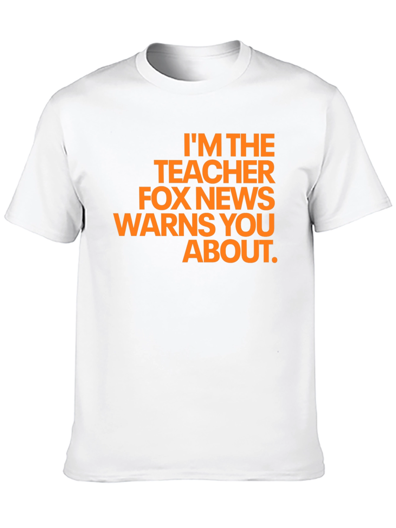 Black Teacher Fox News Warns You About T-Shirt view 10