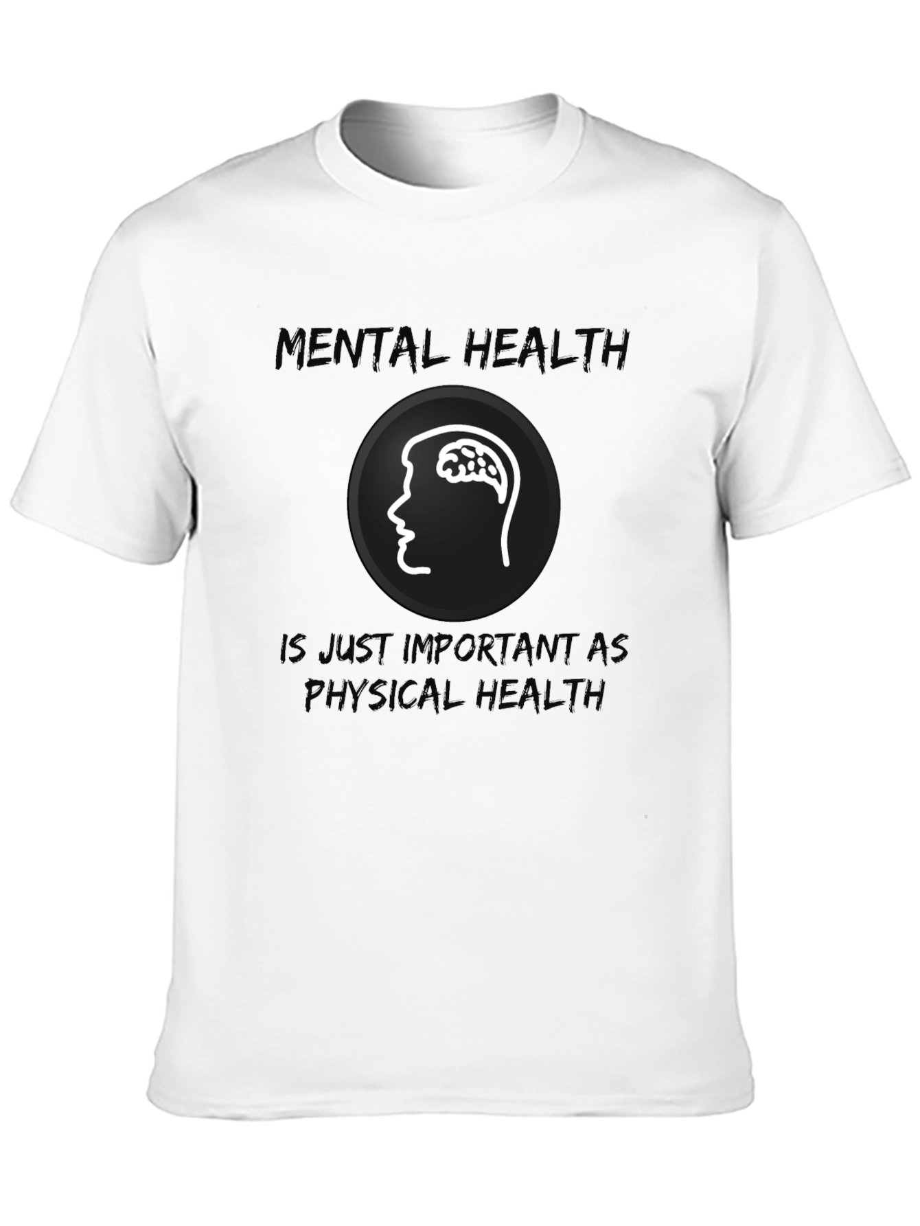 Black Mental Health Awareness Graphic T-Shirt view 10