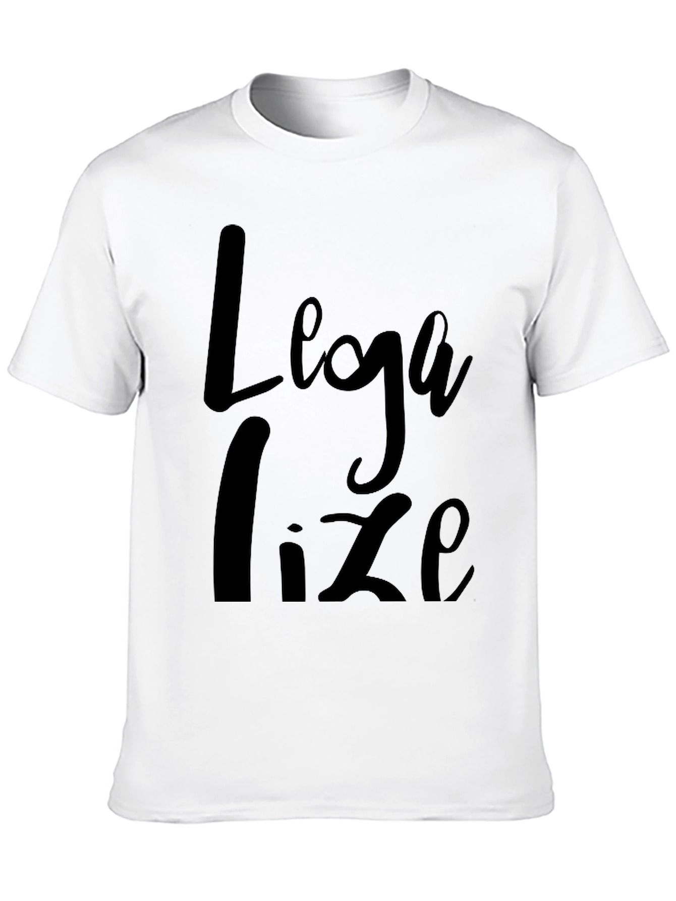 Black Legalize Black T-Shirt view 10