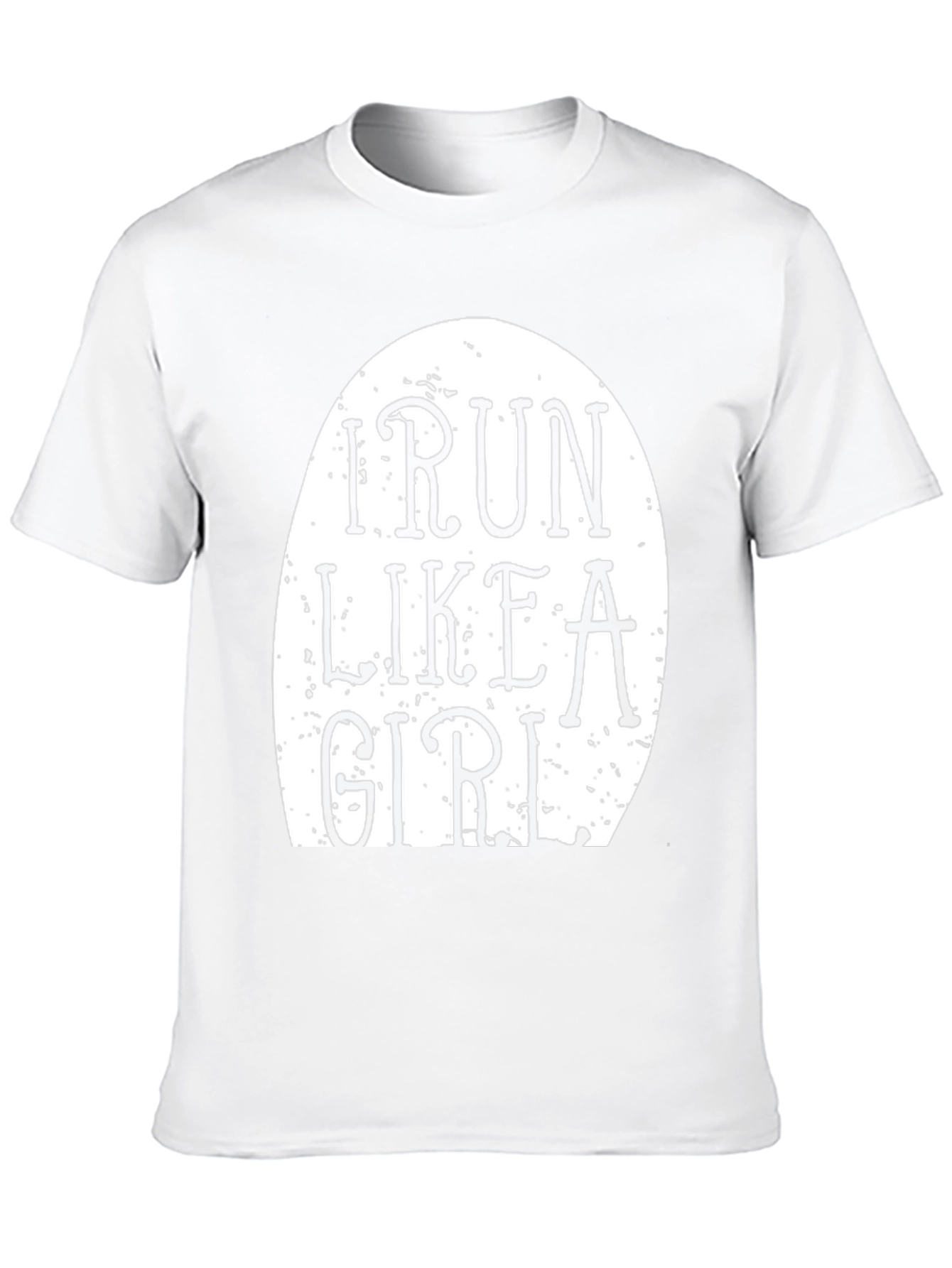 Black I Run Like A Girl Graphic Tee - Sporty & Funny view 10