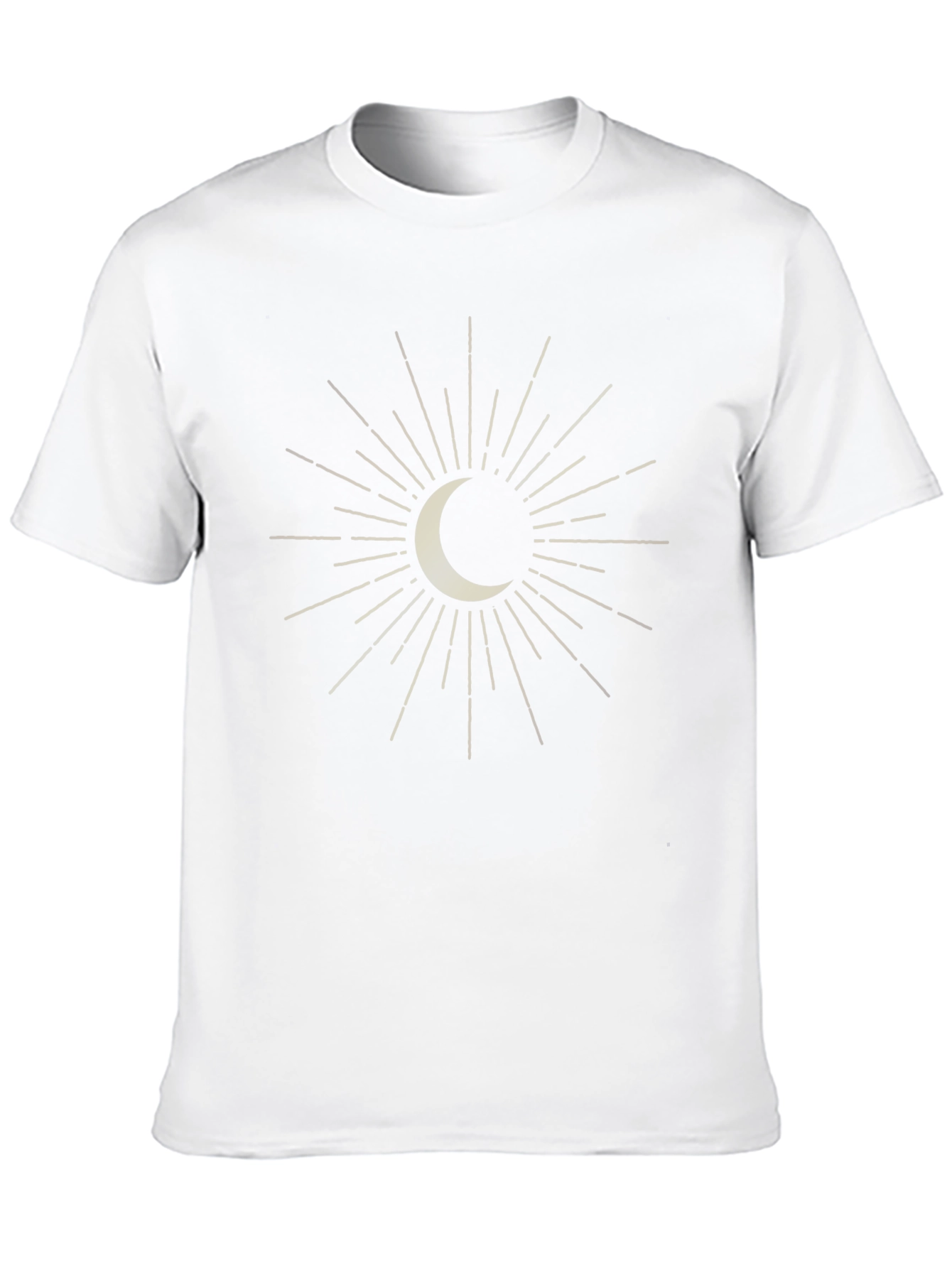 Black Crescent Moon Graphic Tee - Stylish Dark T-Shirt view 10