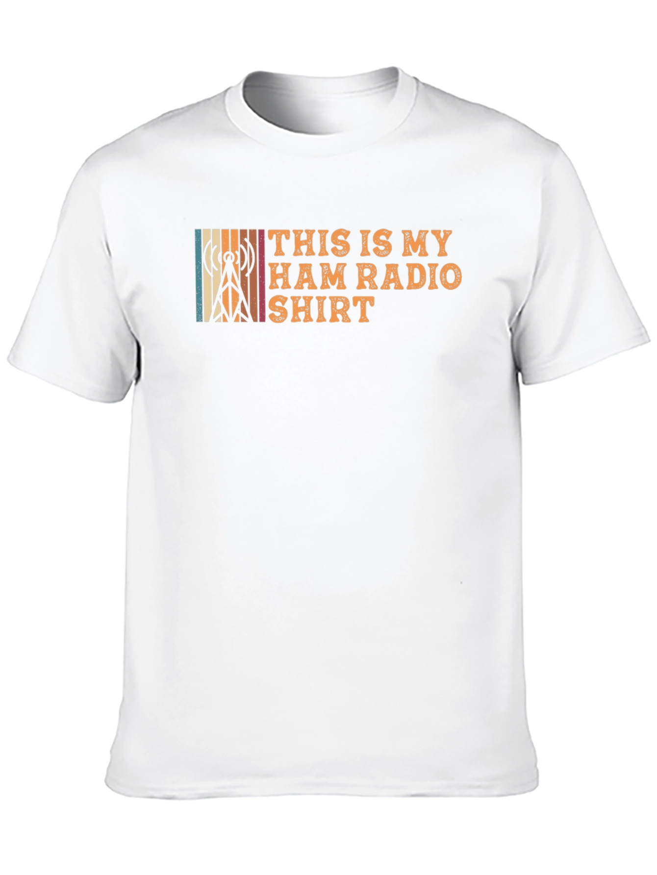 Black This Is My Ham Radio Shirt - Vintage Amateur Radio T-Shirt view 10