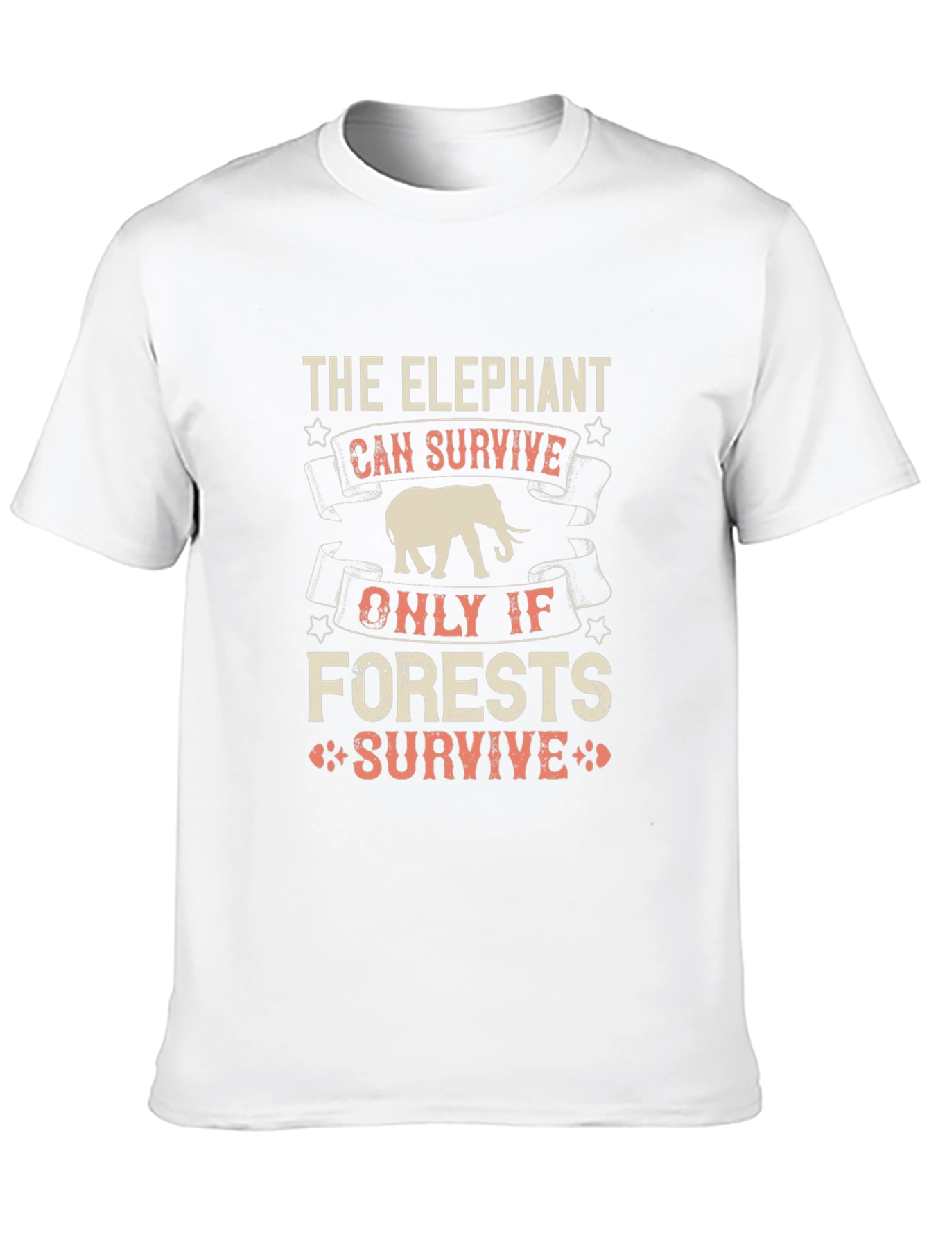 Black Elephant Conservation T-Shirt: Save the Forests view 10