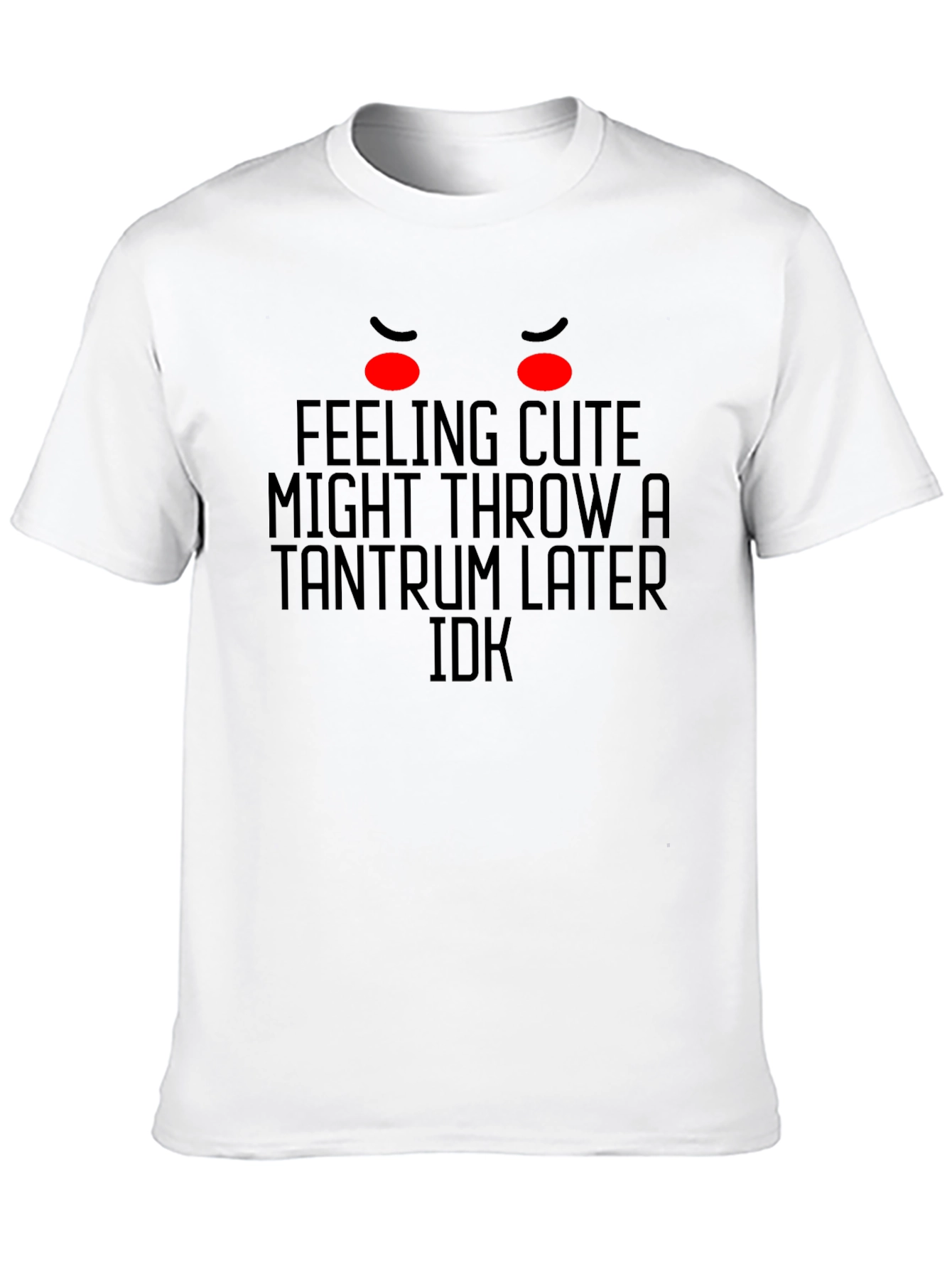 Black Feeling Cute Tantrum Graphic Tee view 10