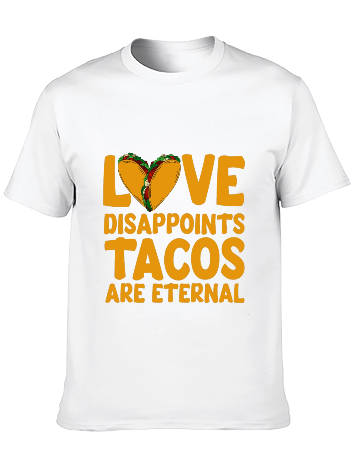 Black Love Disappoints Tacos Eternal Black Graphic Tee view 10